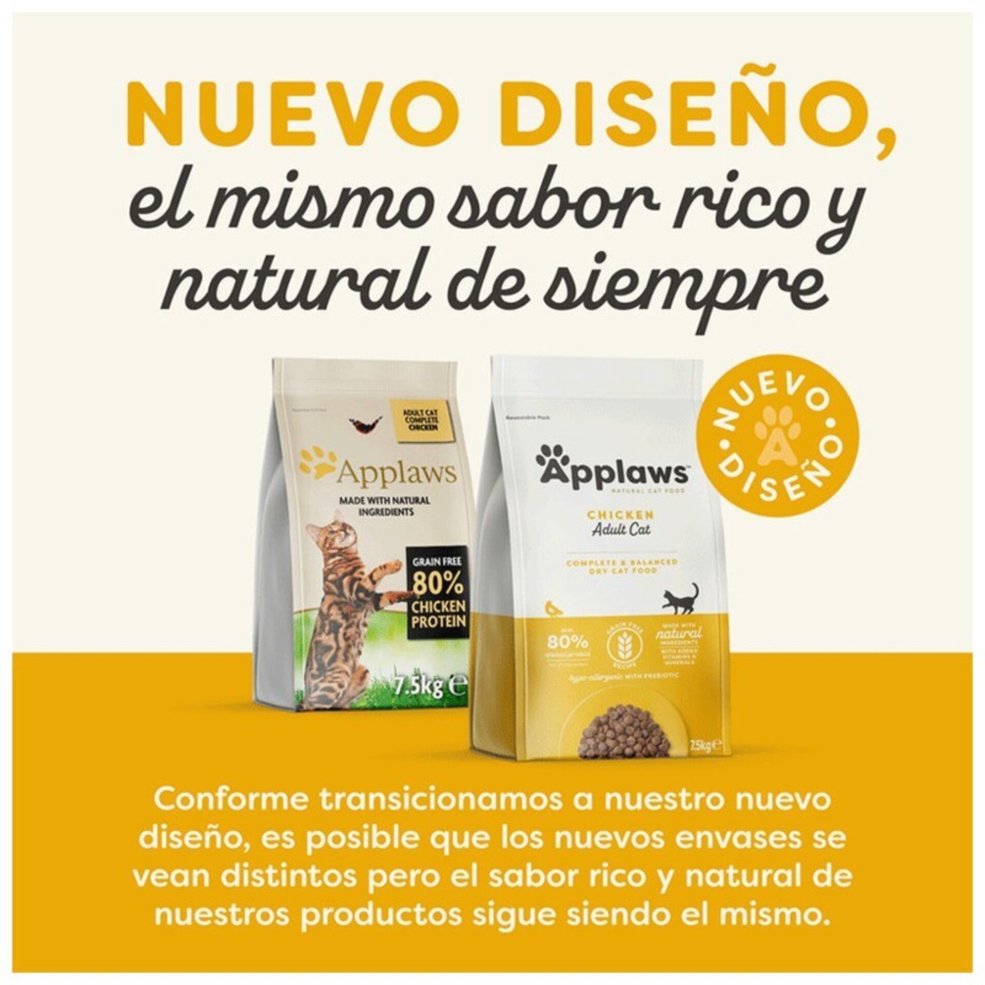 Applaws Adult Grain Free Pollo pienso para gatos - 2