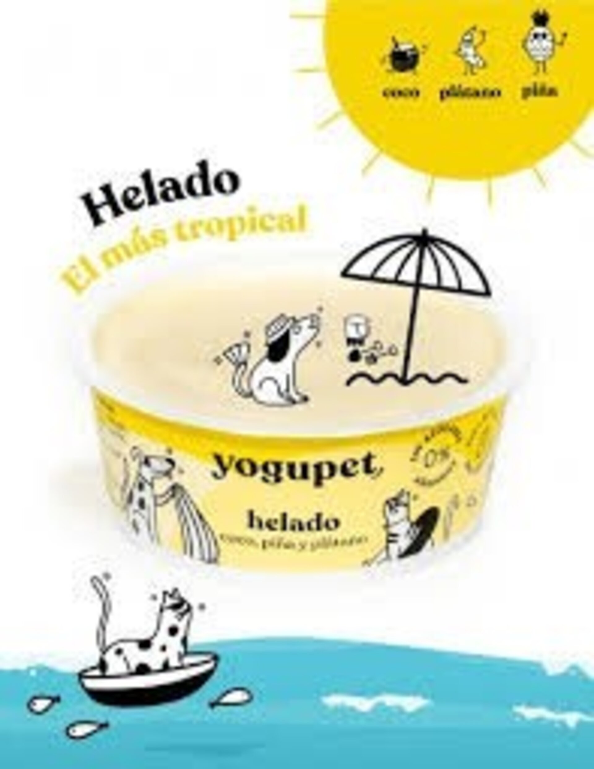 Yogupet Helado Coco, Piña y Platano para Perro y Gato - 2