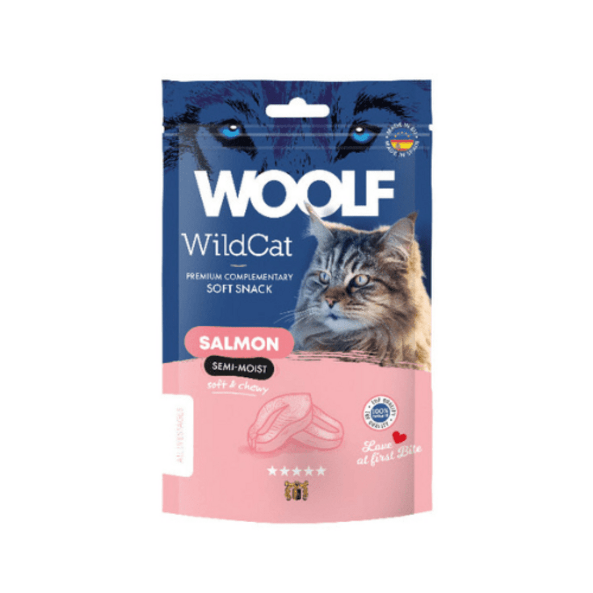 WildCat Snack Semihúmedo de Salmón para Gatos 50gr - 1