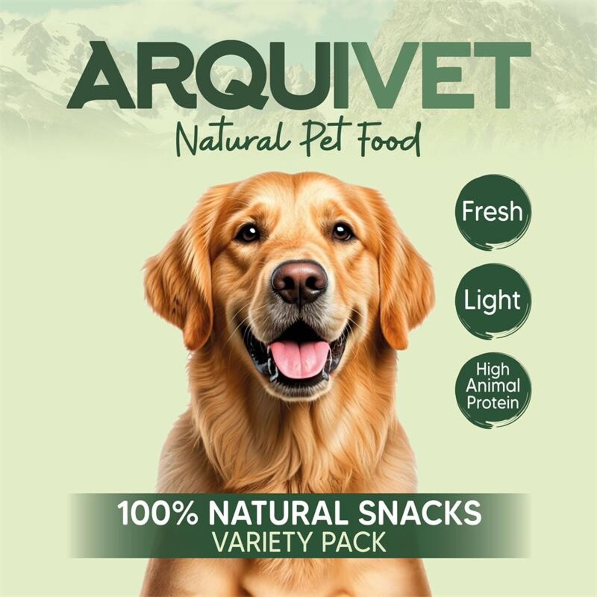 Variety Pack Snacks naturales para perros - 8 bolsas variadas de 100g - 2