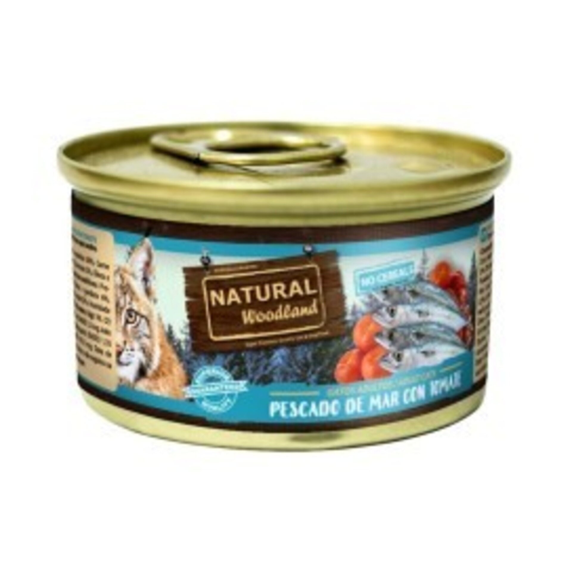 Natural Woodland Pescado de Mar con Tomate para Gato 85g - 1