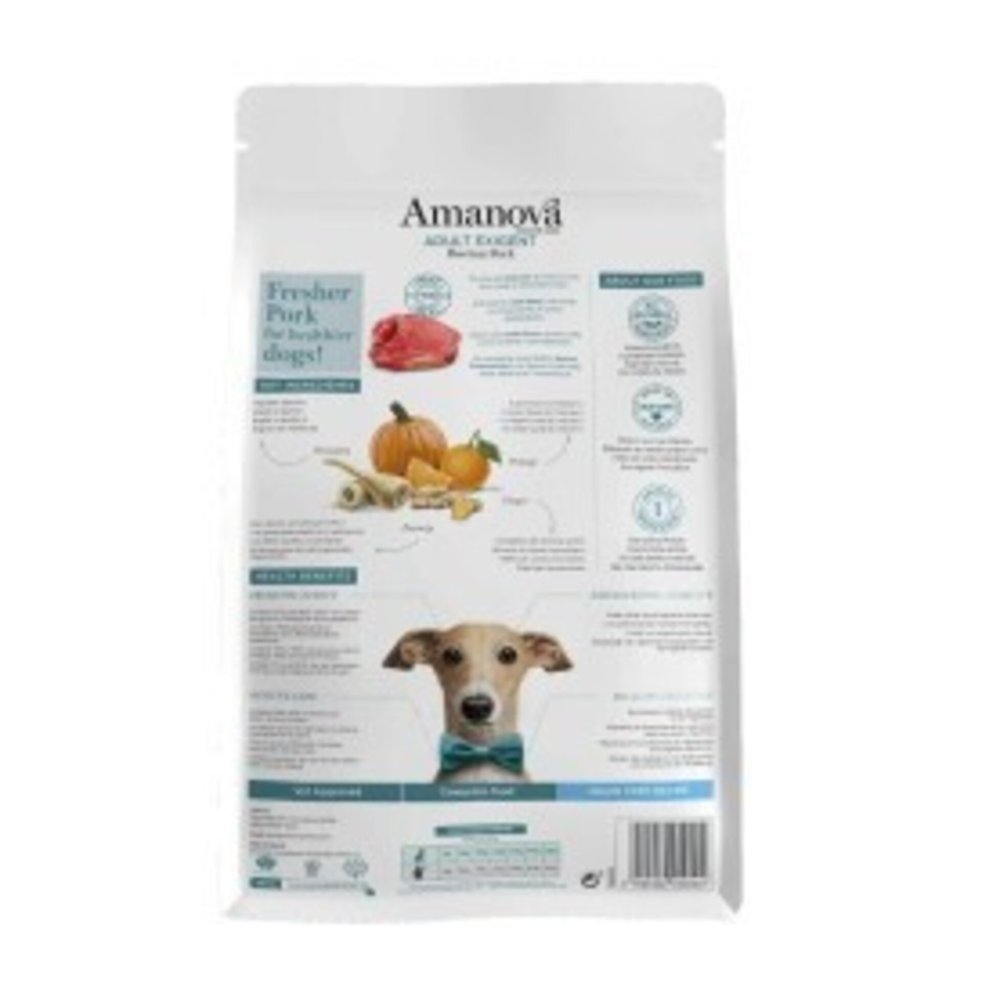 Amanova Pienso Adult Exigent de Cerdo Ibérico para Perro - 2