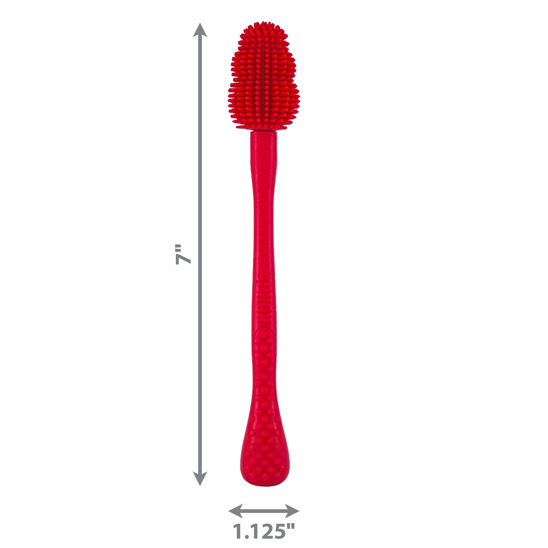KONG Cepillo de silicona para limpiar KONG Classic 17,78cm x 2,84cm - 2