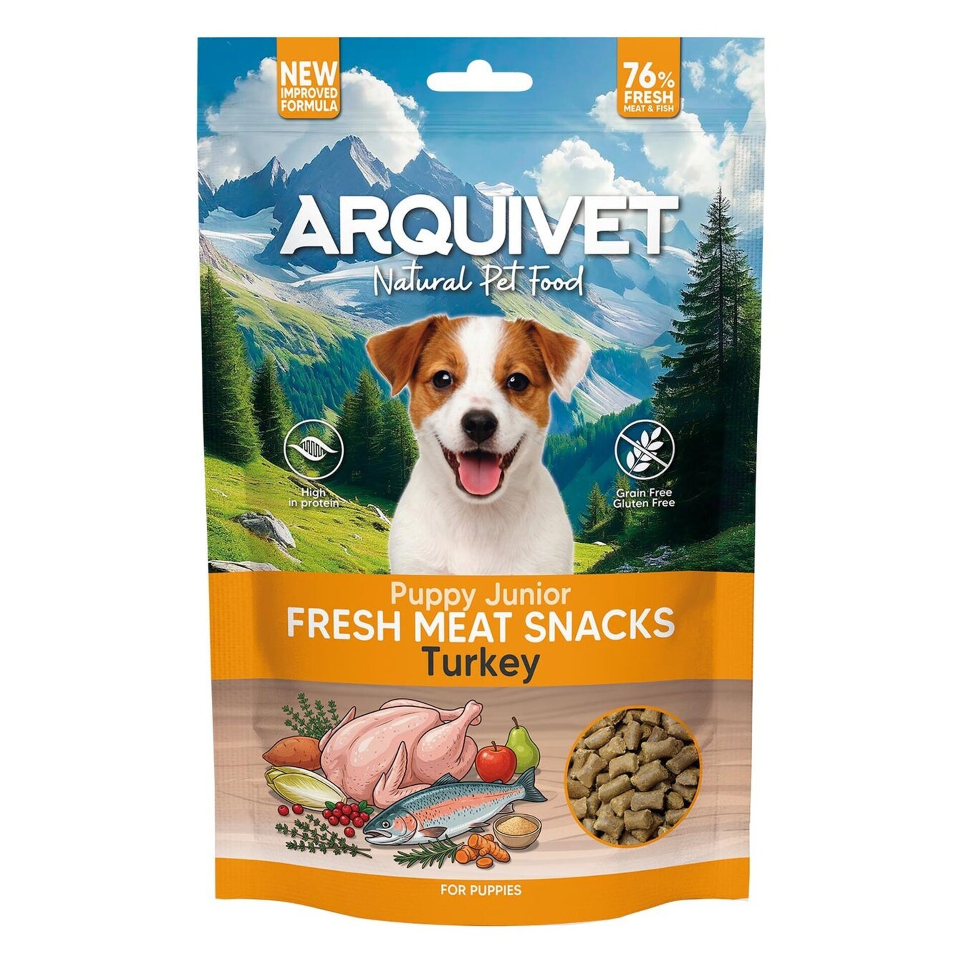 Snacks semihúmedos de pavo - para Cachorros - Fresh Meat Snacks - 1