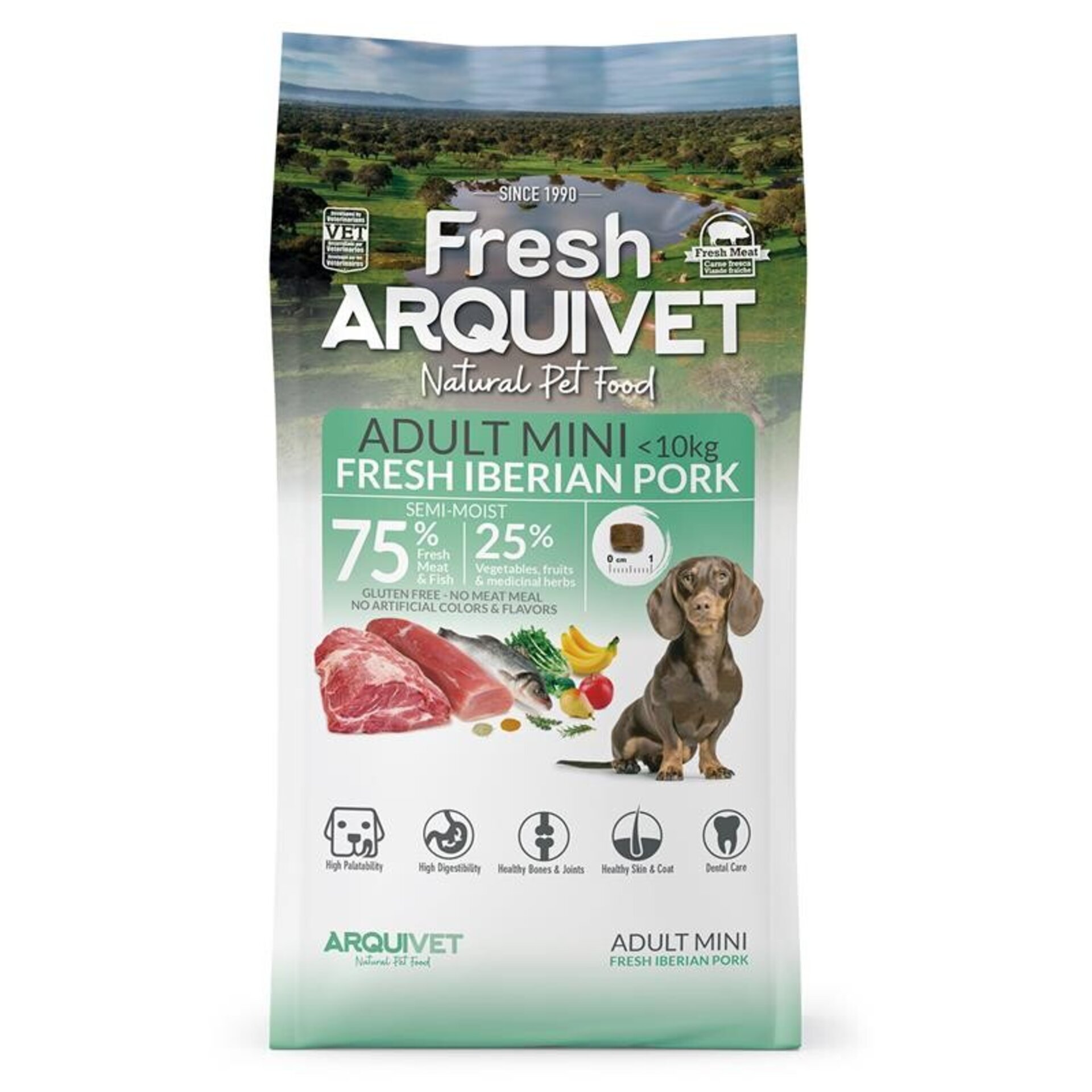 Arquivet Pienso Fresh MINI de Cerdo Ibérico Fresco para Perros de Raza Pequeña - 1