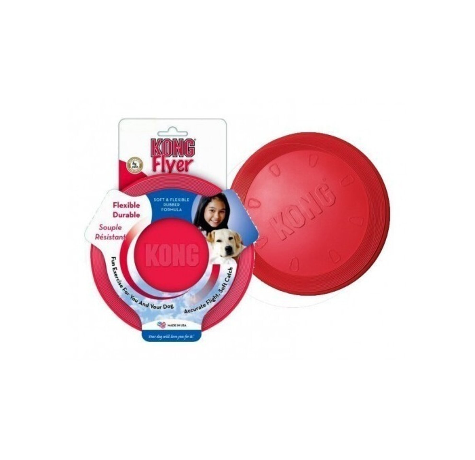 KONG Flyer Frisbee para perros - 1