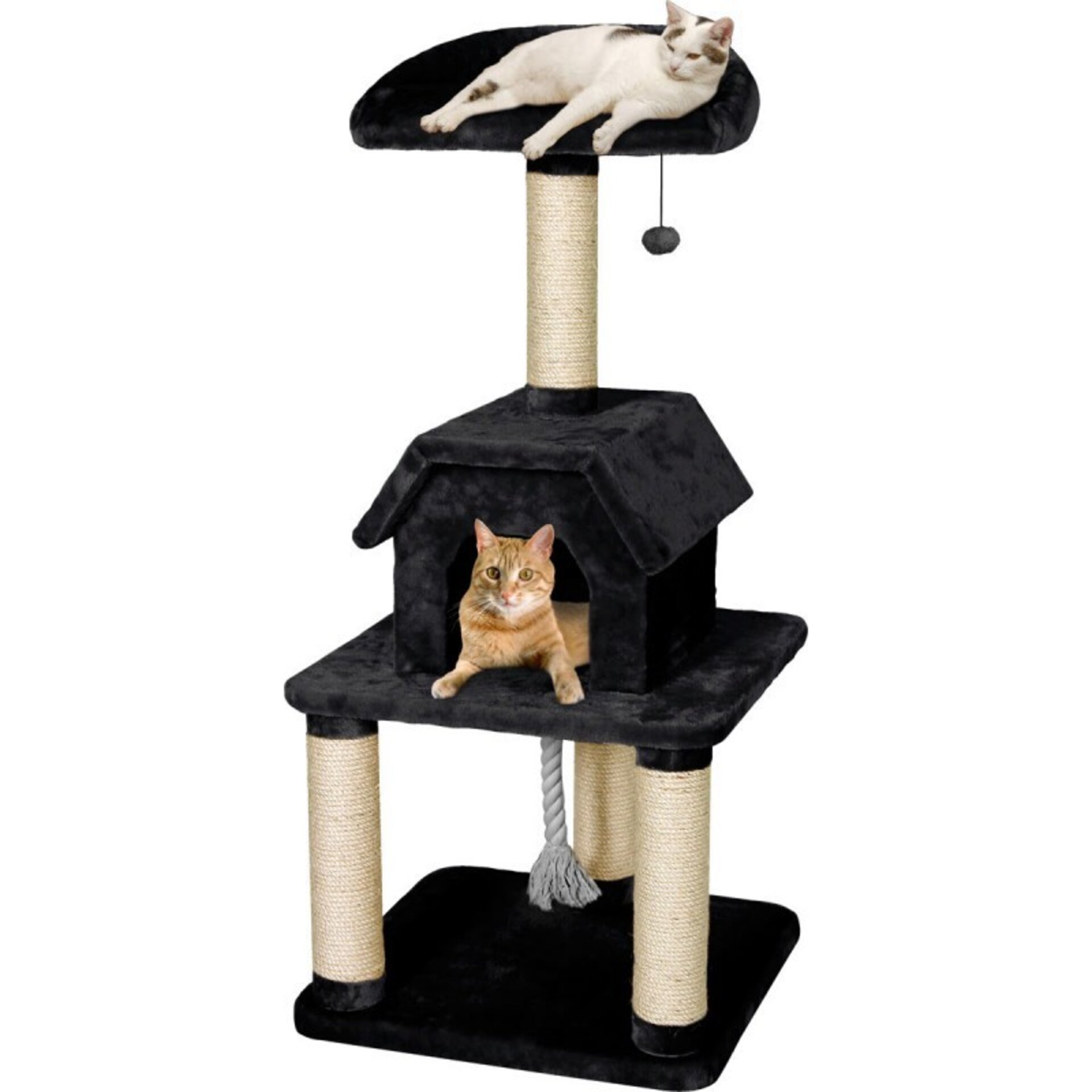 Rascador flamingo 56x56x128cm bellavista negro - 2