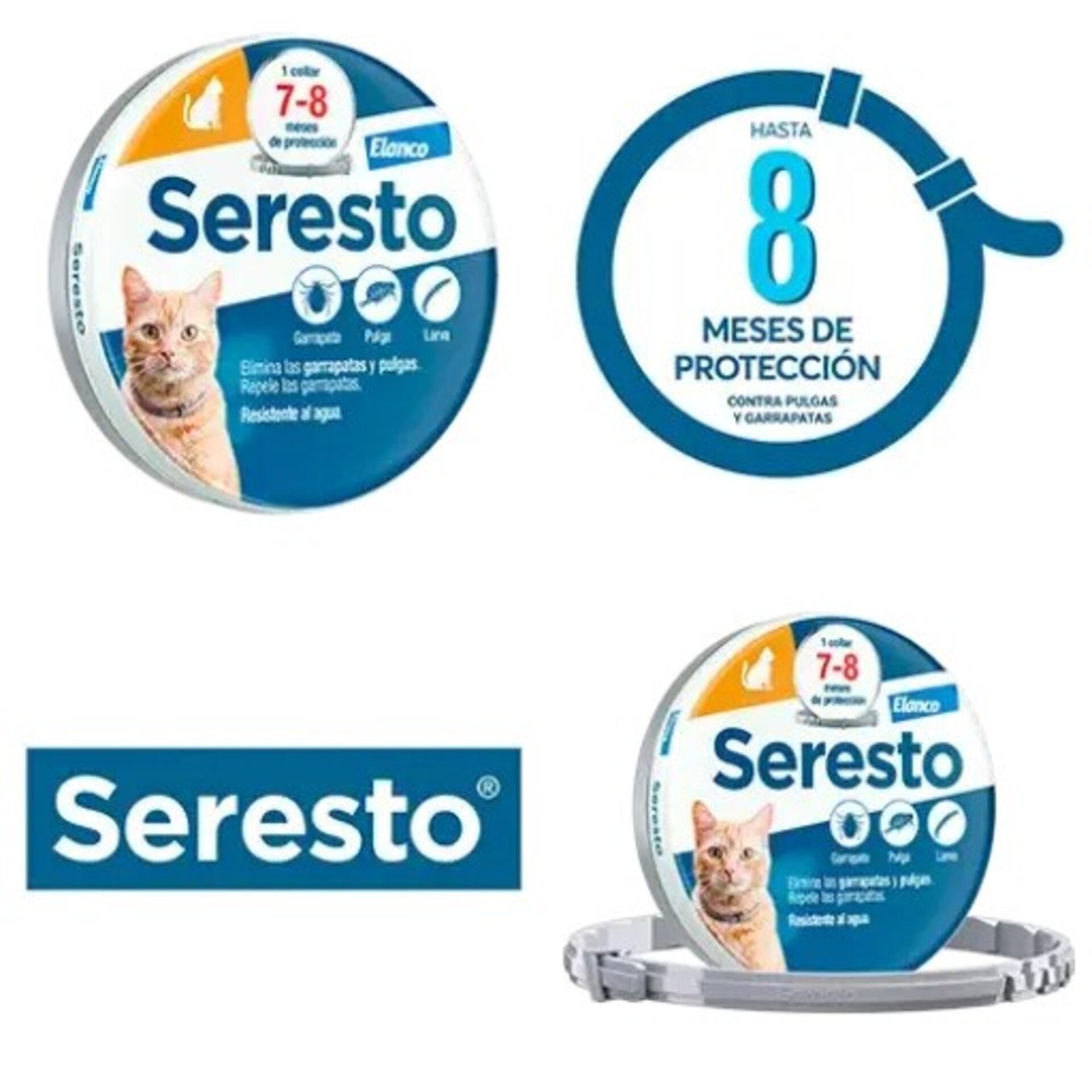 Seresto Collar Antiparasitario para Gatos 38cm - 4