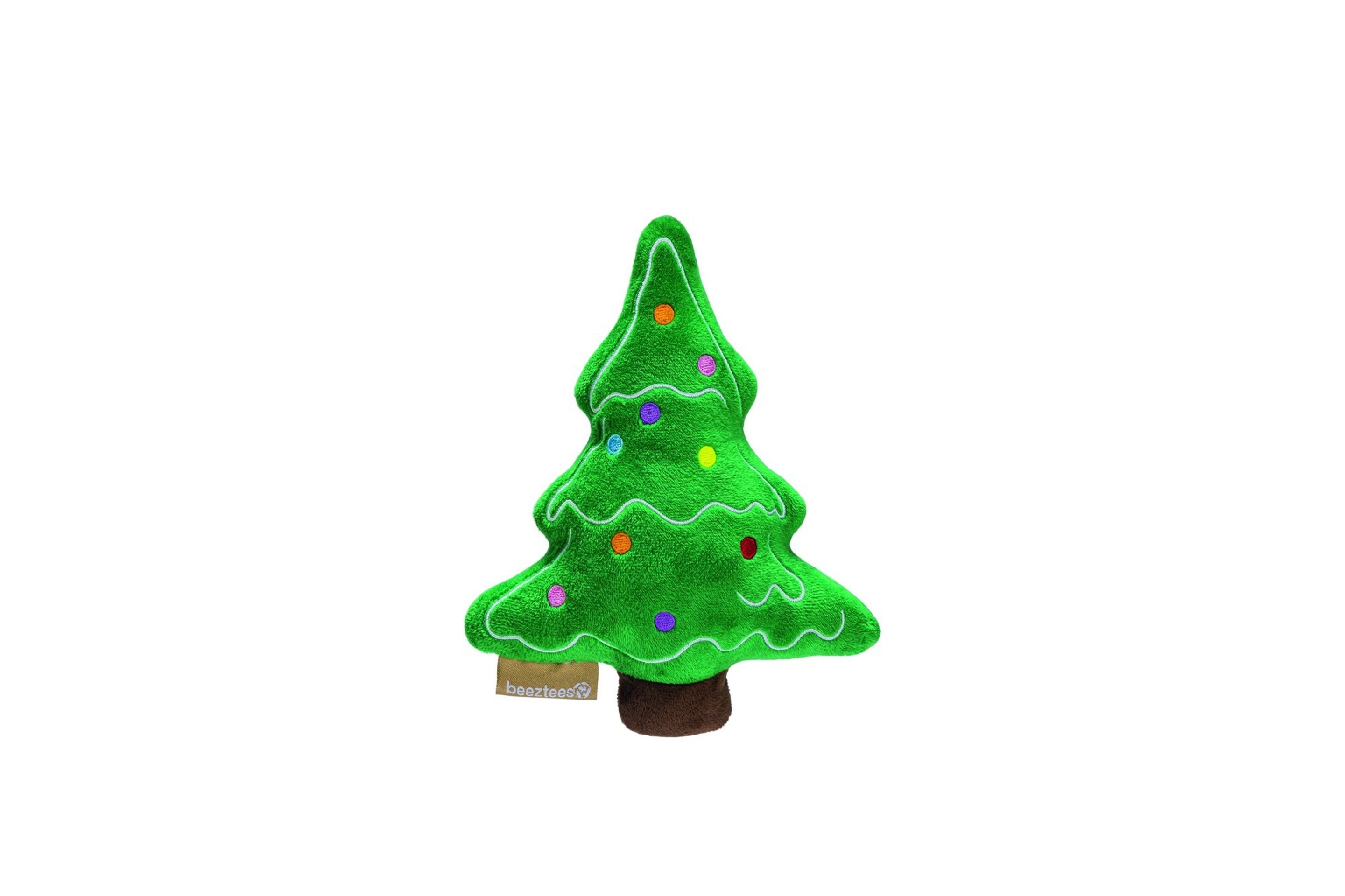 Juguete de navidad beeztees para perro árbol de navidad de peluche - 1