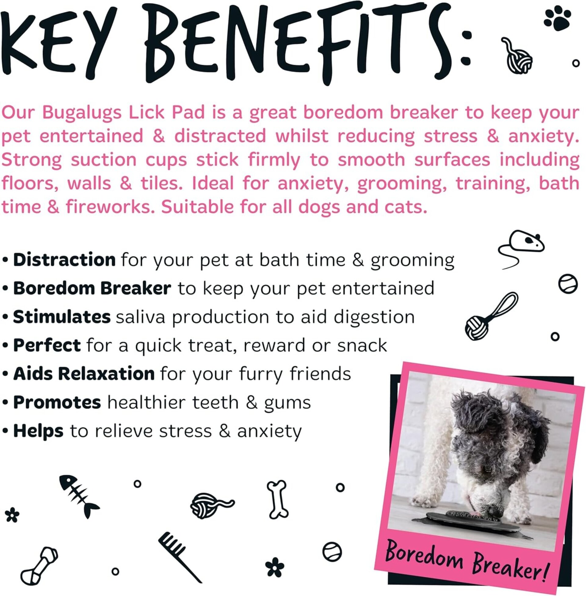 Bugalugs Licky Mats - Alfombrillas para perros - 8