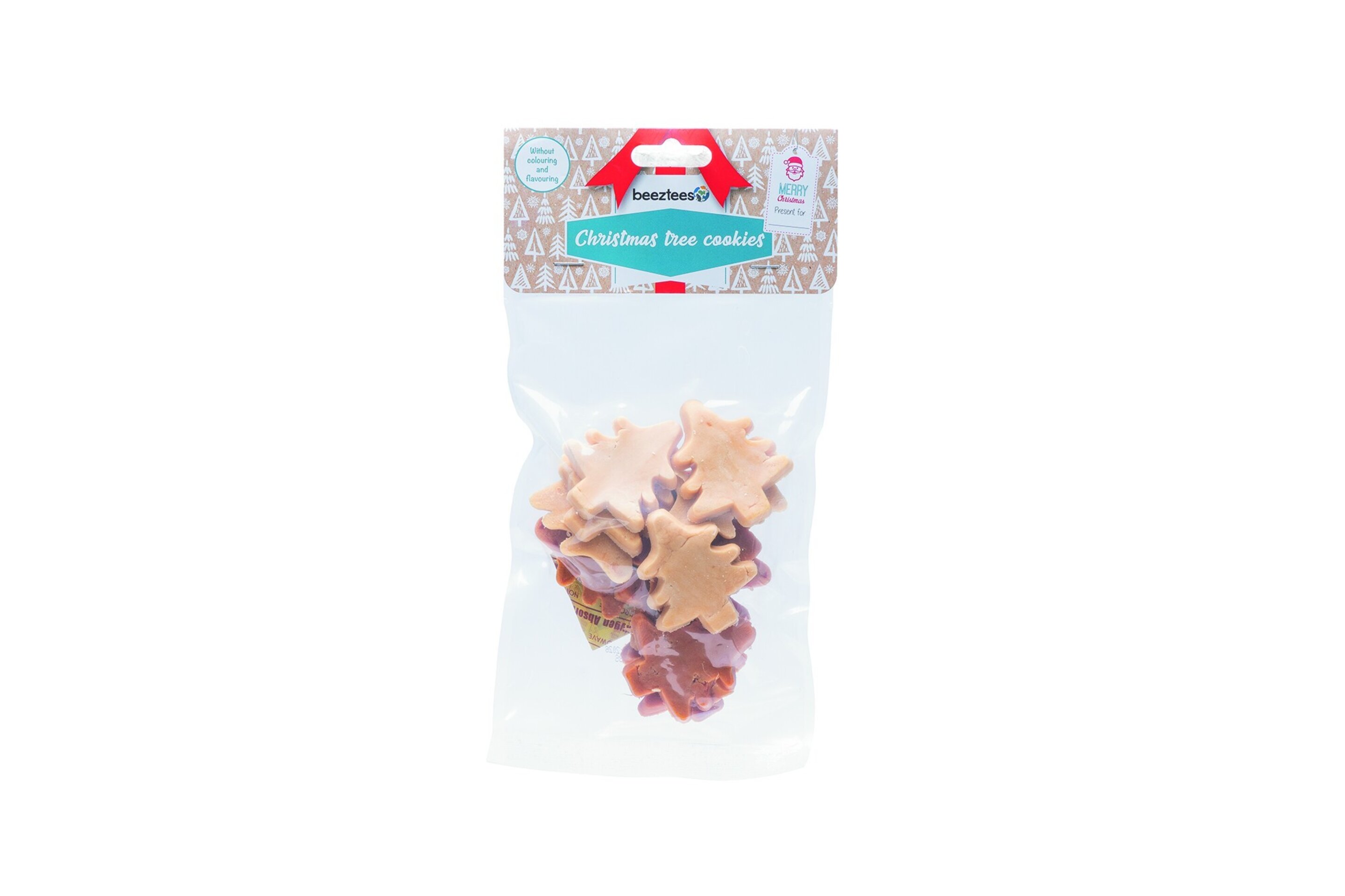 Beeztees snack navideño para perro con forma de árbol de navidad sabor pollo - 3