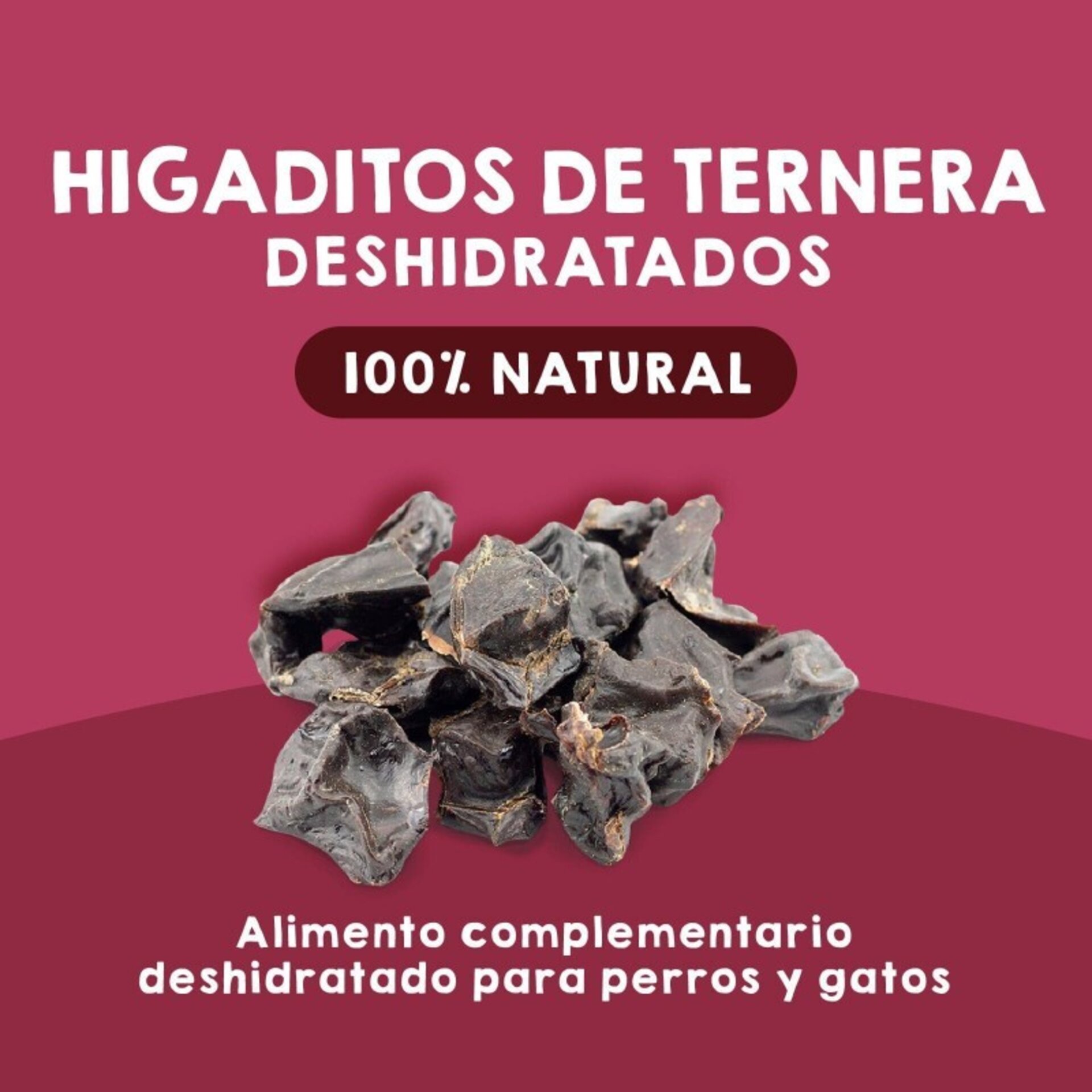 Snacks de Higaditos de Ternera para perros y gatos – 100g - 3
