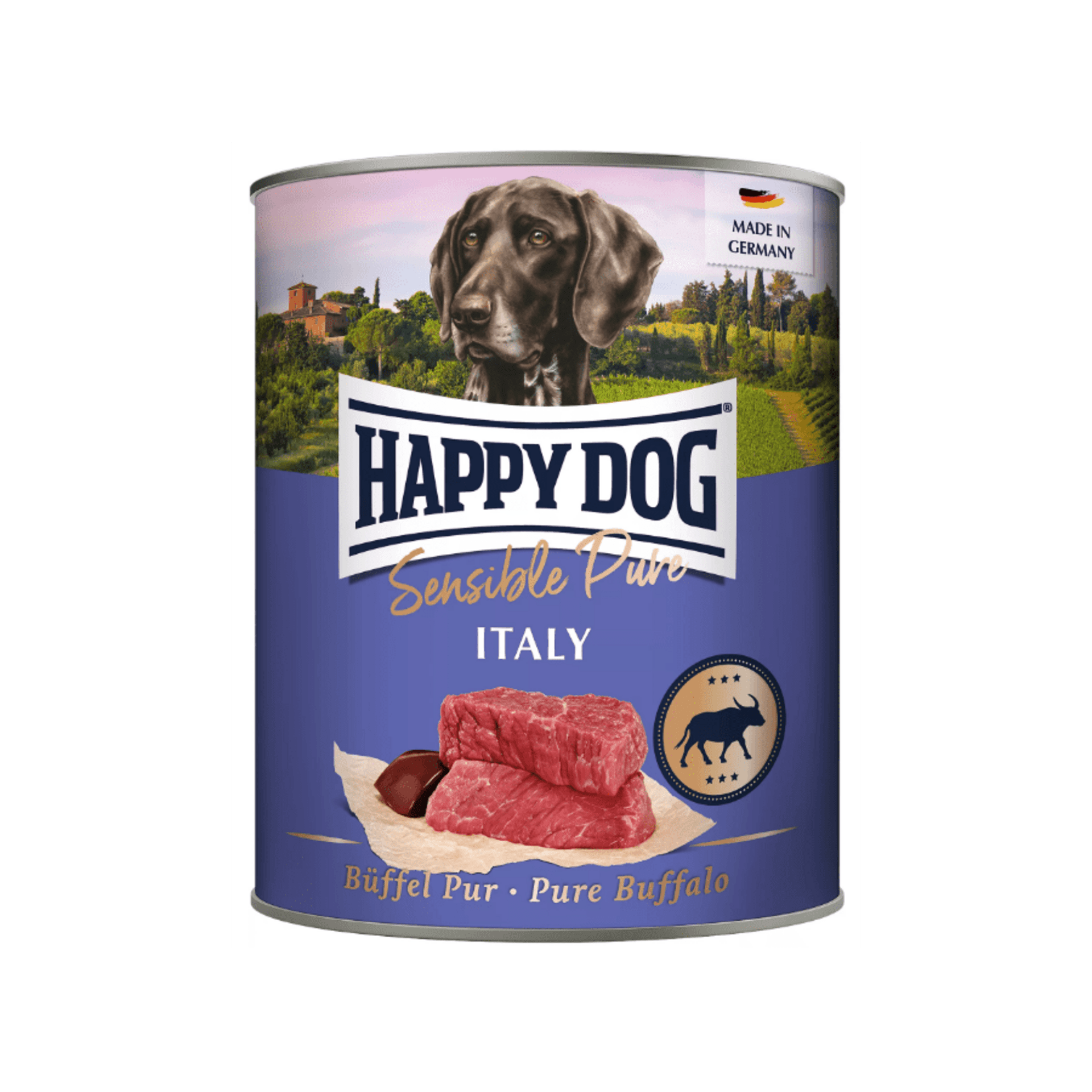 Lata Happy Dog Italy Puro Búfalo (Büffel Pur) - 3