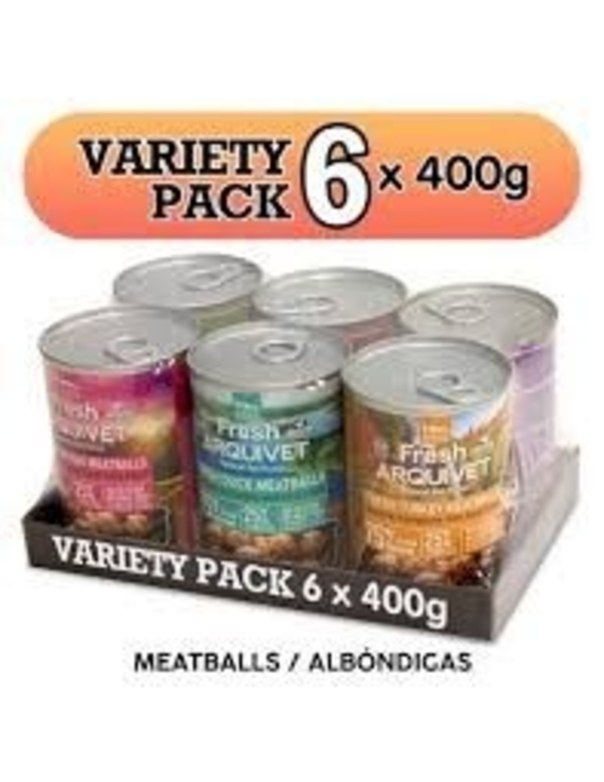 PACK 6 unidades x 400 g - Arquivet Fresh Meatballs - 1