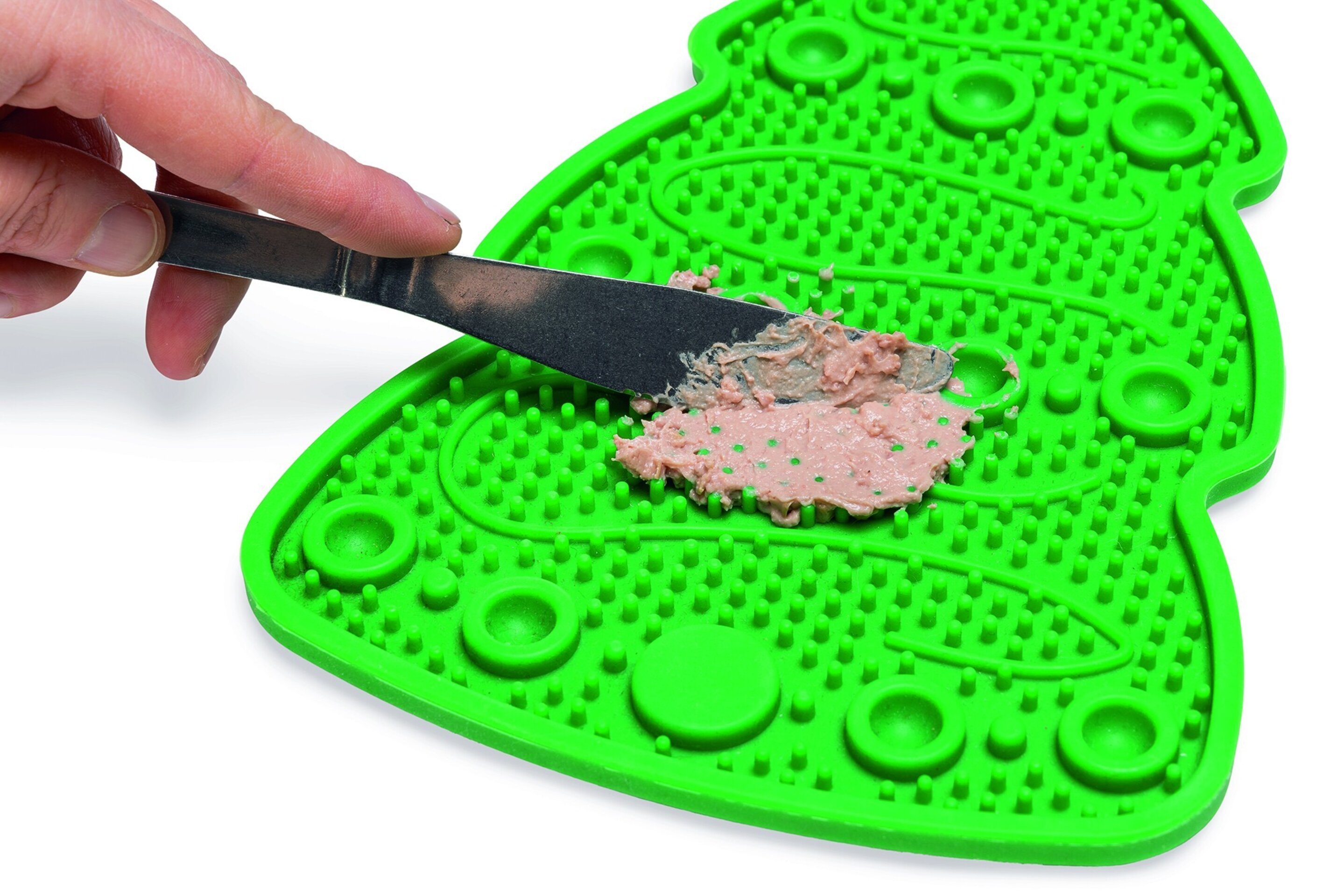 Beeztees alfombrilla para lamer para perro con forma de árbol de navidad licking - 3