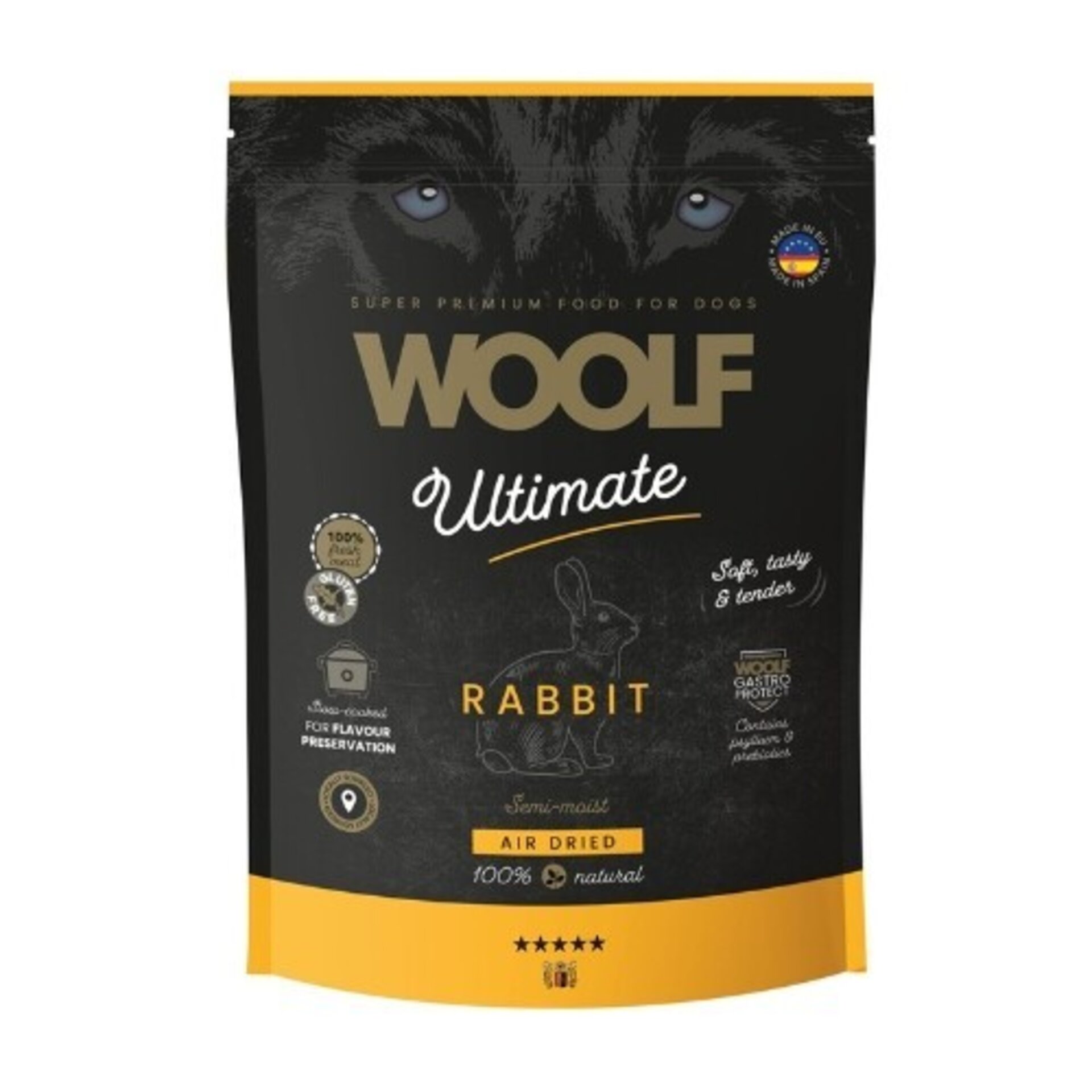 Woolf Ultimate Perro Semihúmedo Conejo 1kg - 1