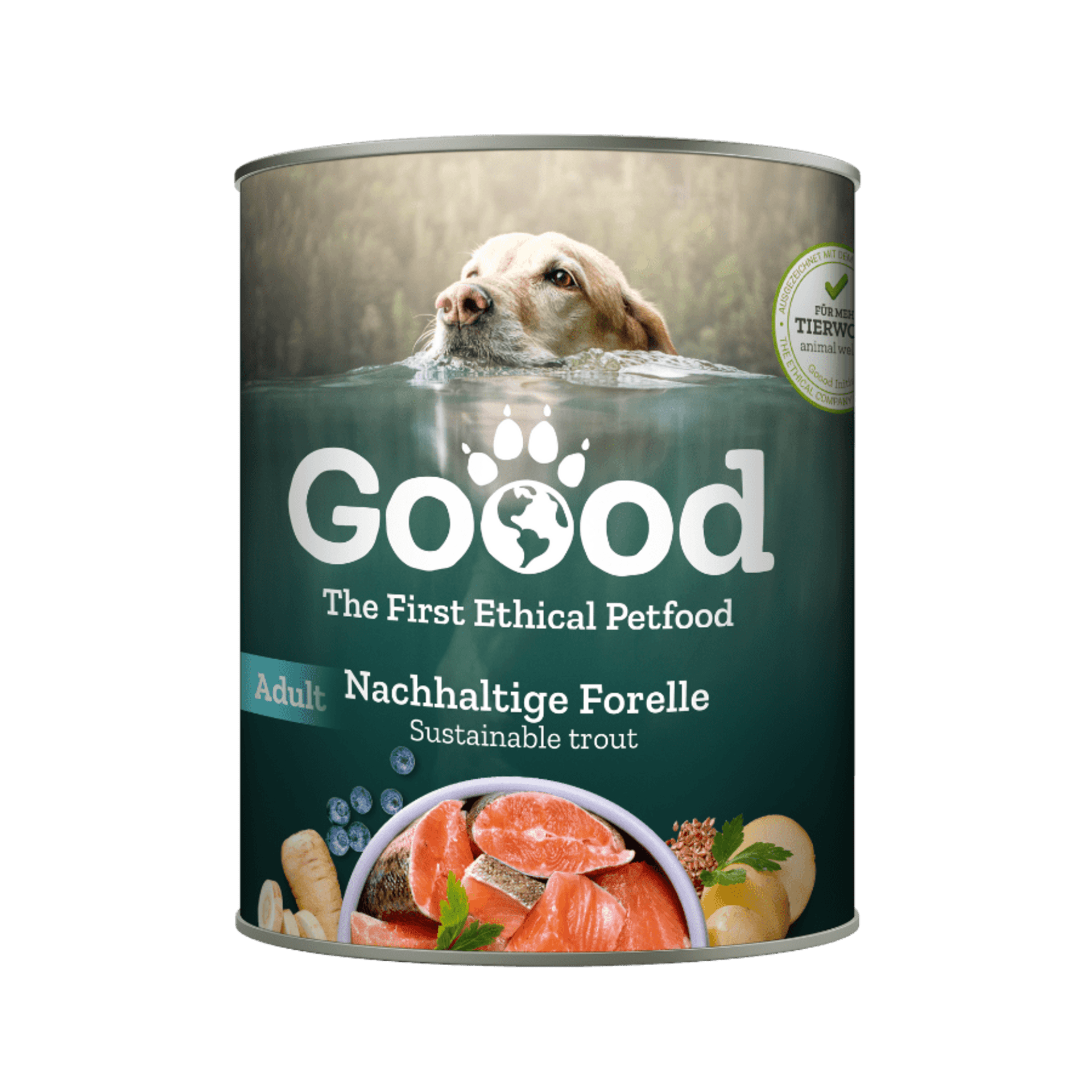 Lata GOOOD Adulto - Trucha de cultivo sostenible - 1