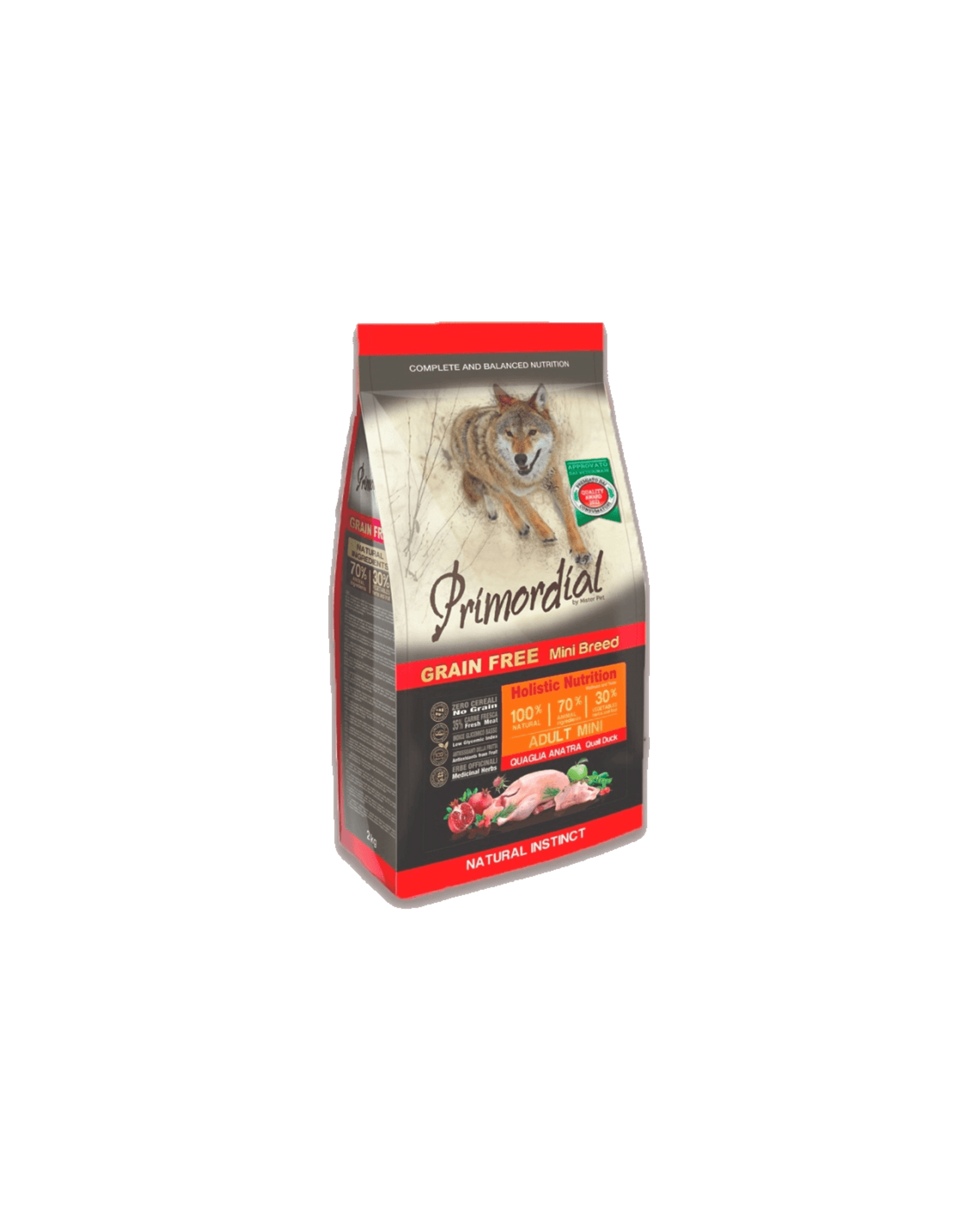 Primordial Adult Mini de Codorniz y Pato 2KG - 1