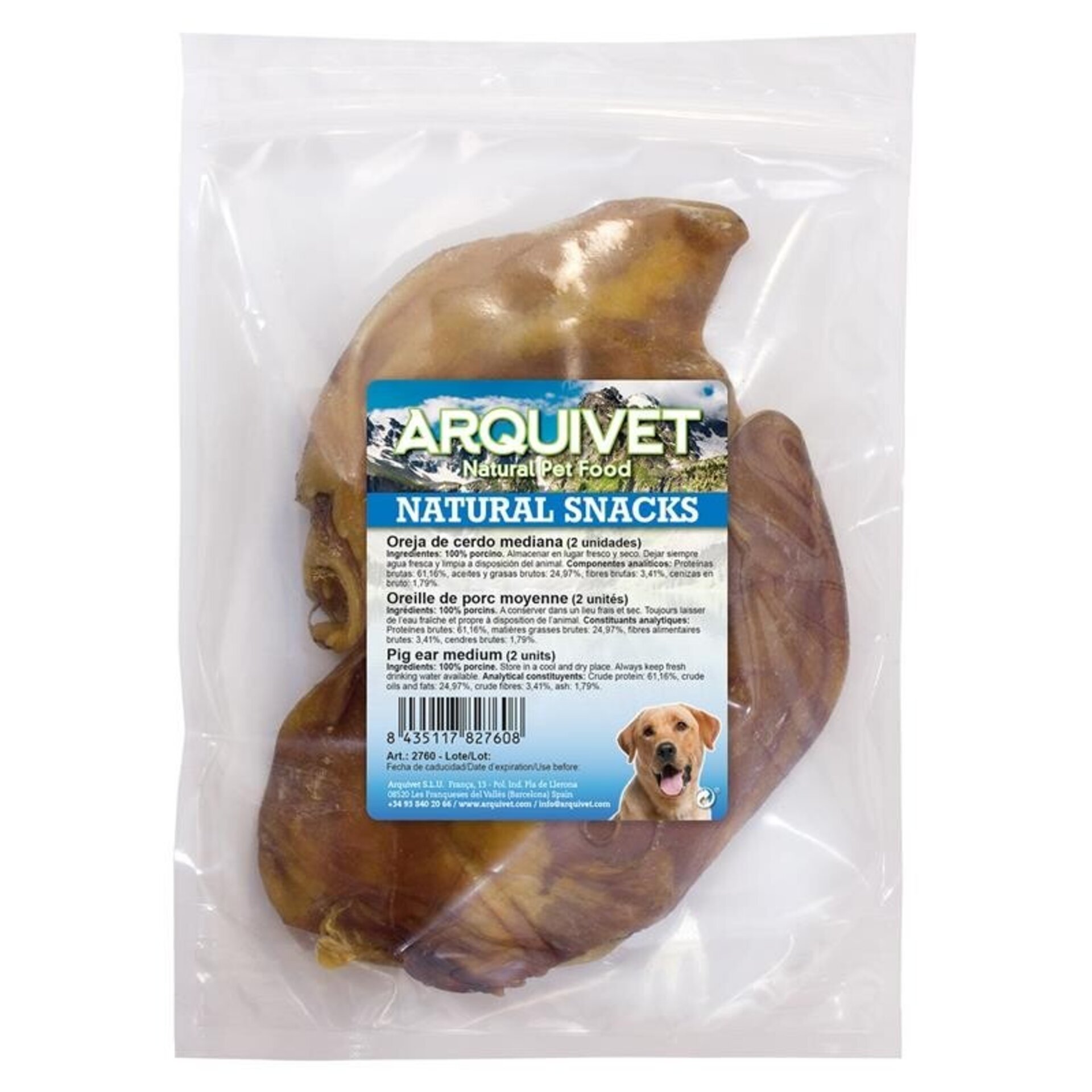 Oreja de cerdo mediana (Bolsa 2 uds) - 2