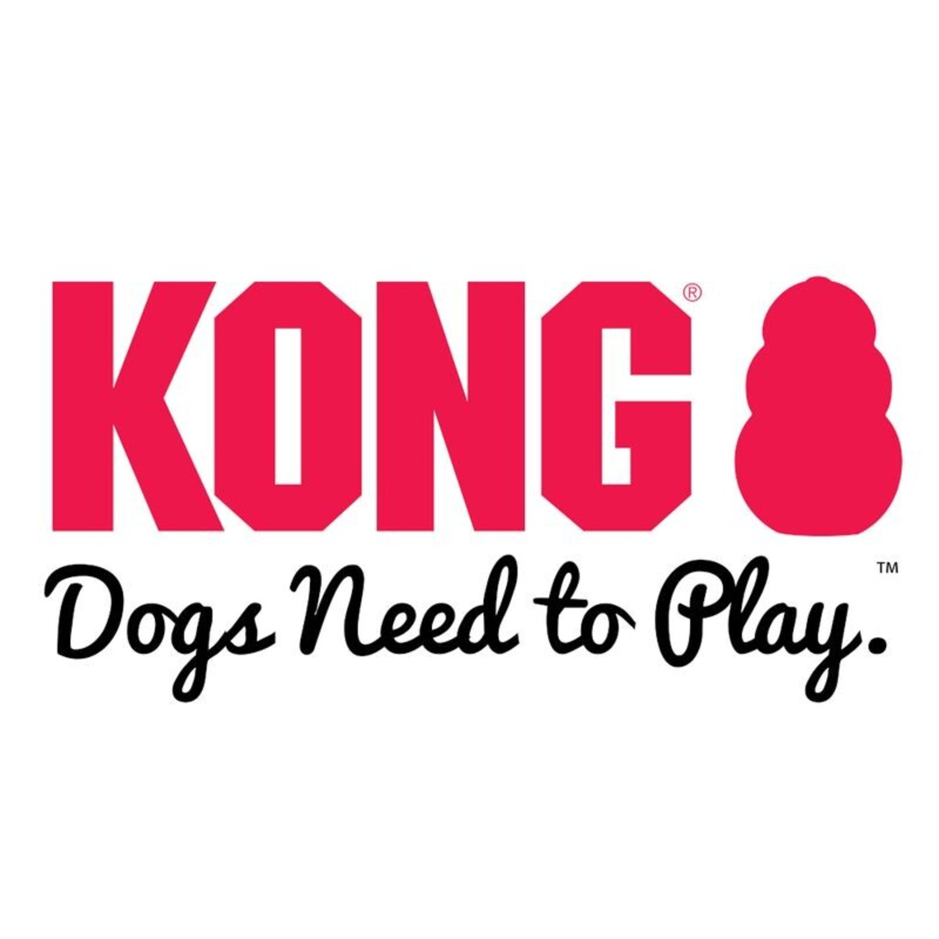 KONG SqueakAir pelota con cuerda para perros - 3
