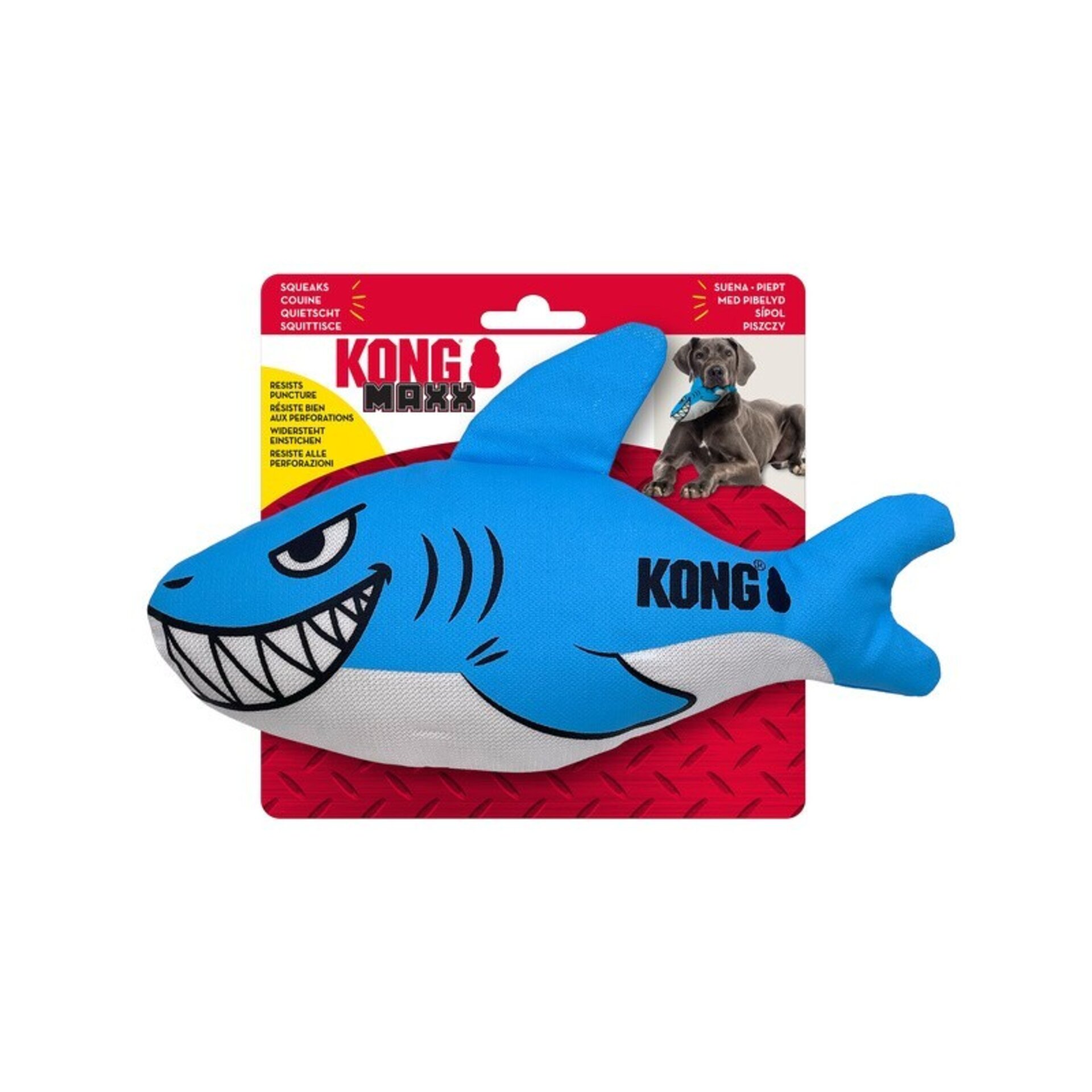 KONG Juguete para perro tiburón maxx - 3