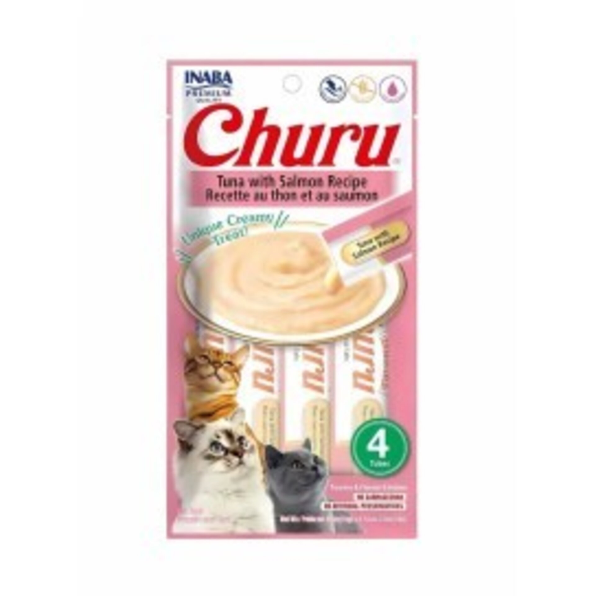 Snacks Churu de Atún & Salmón para Gatos (4×14 g) - 1
