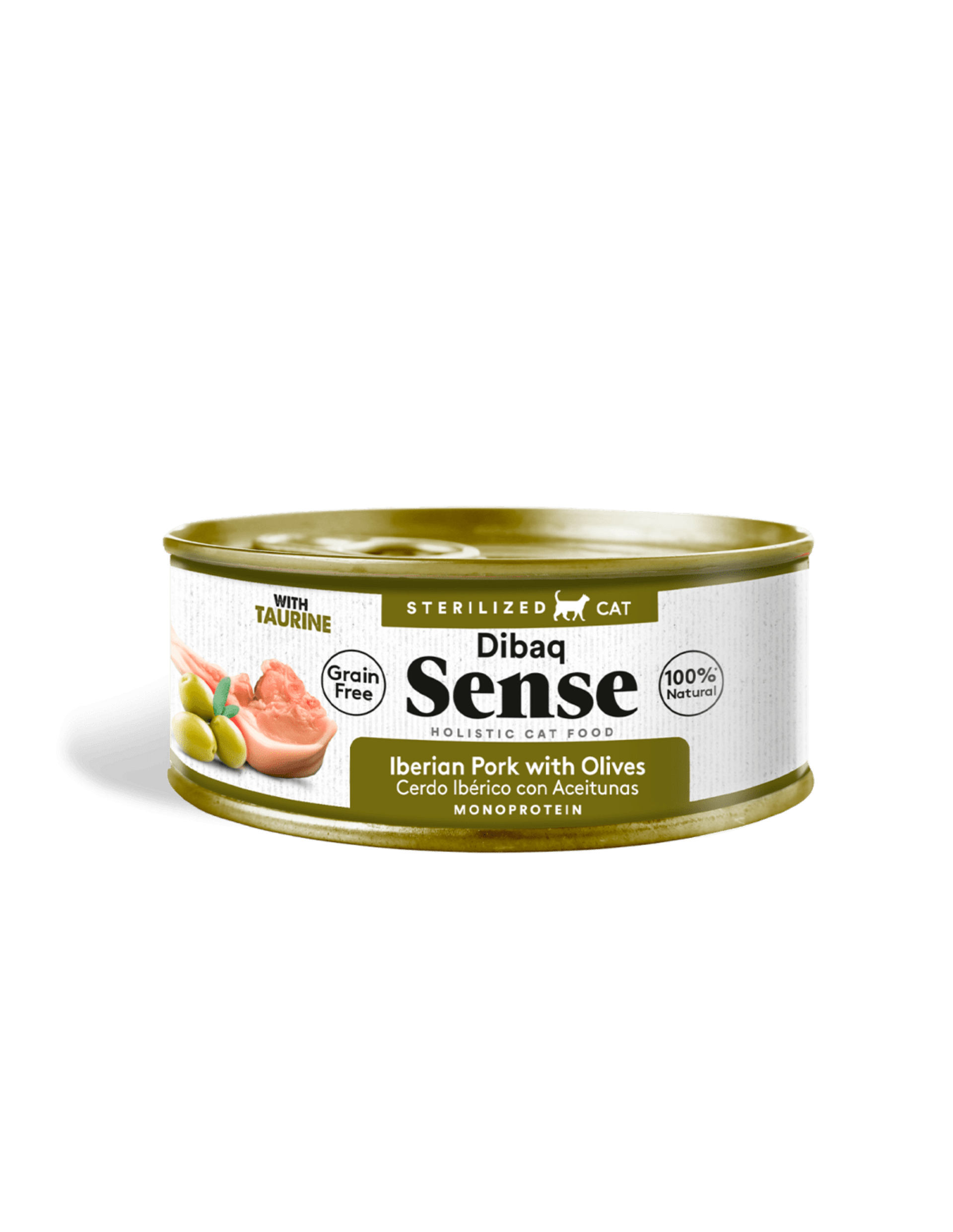 Dibaq sense esterilizado cerdo iberico con aceitunas - 1
