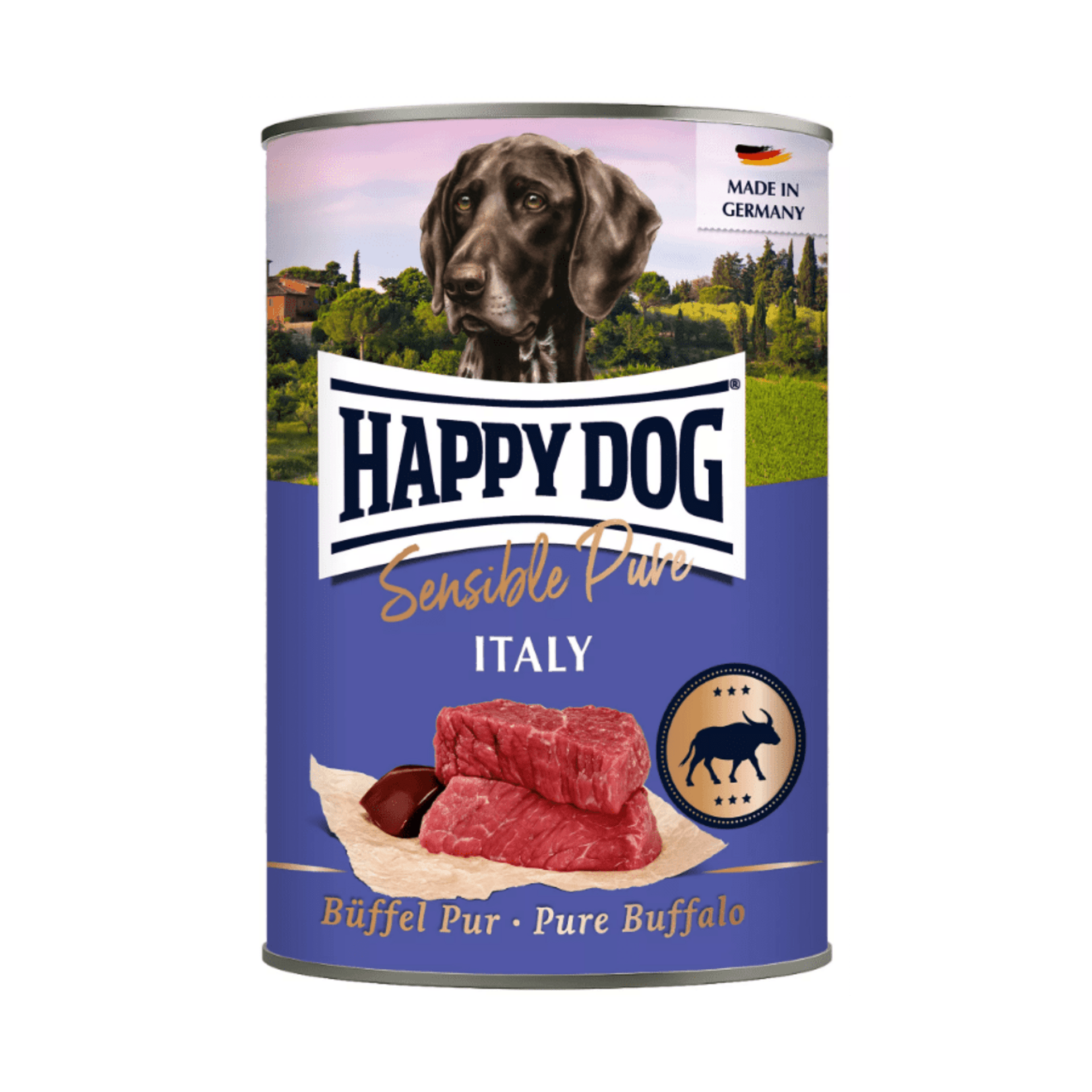 Lata Happy Dog Italy Puro Búfalo (Büffel Pur) - 2