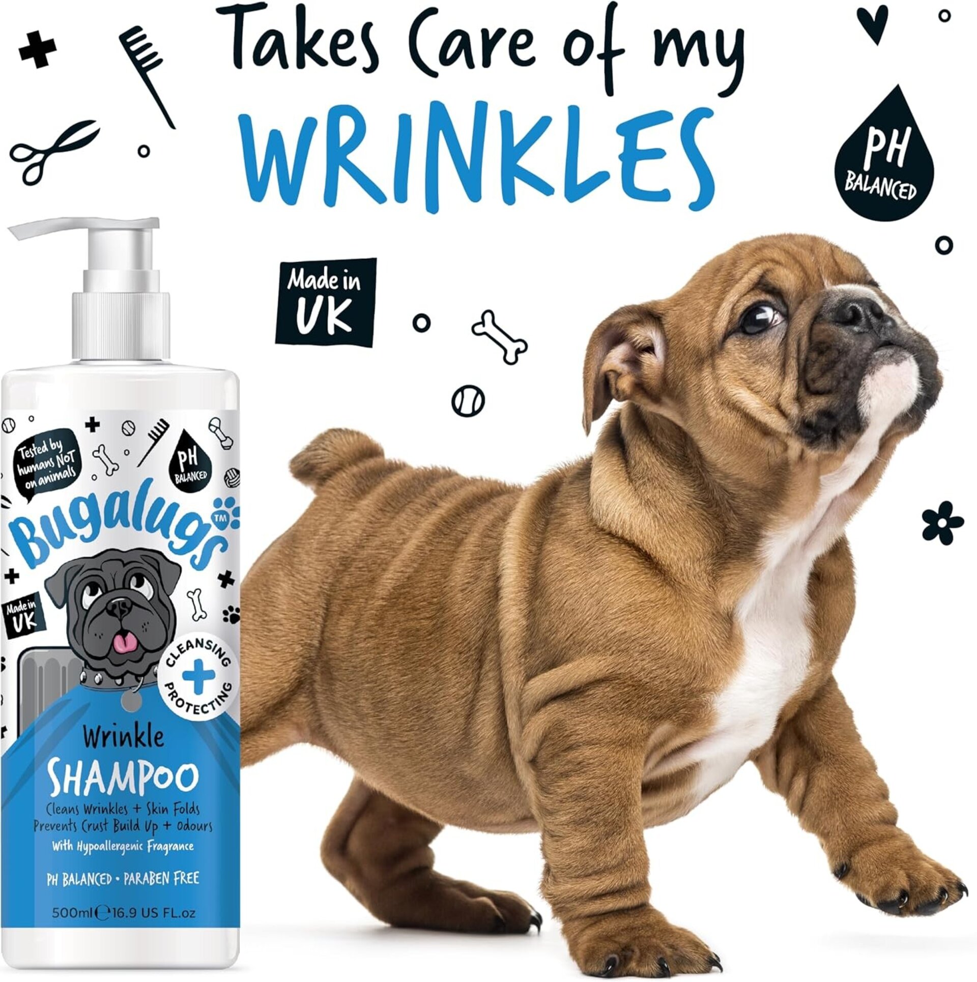 Bugalugs champú para perros para la piel con picazón 500ml - 9