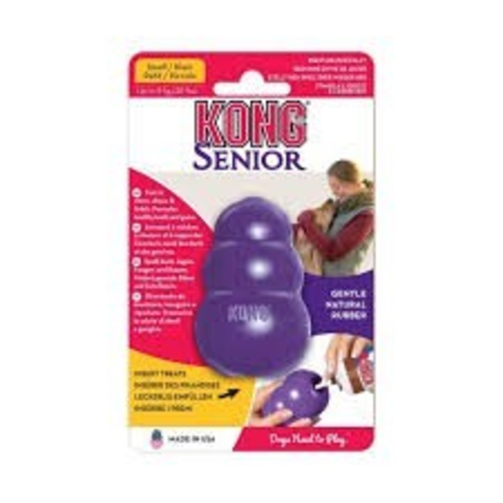 KONG Senior Morado Mordedor Perros - 2