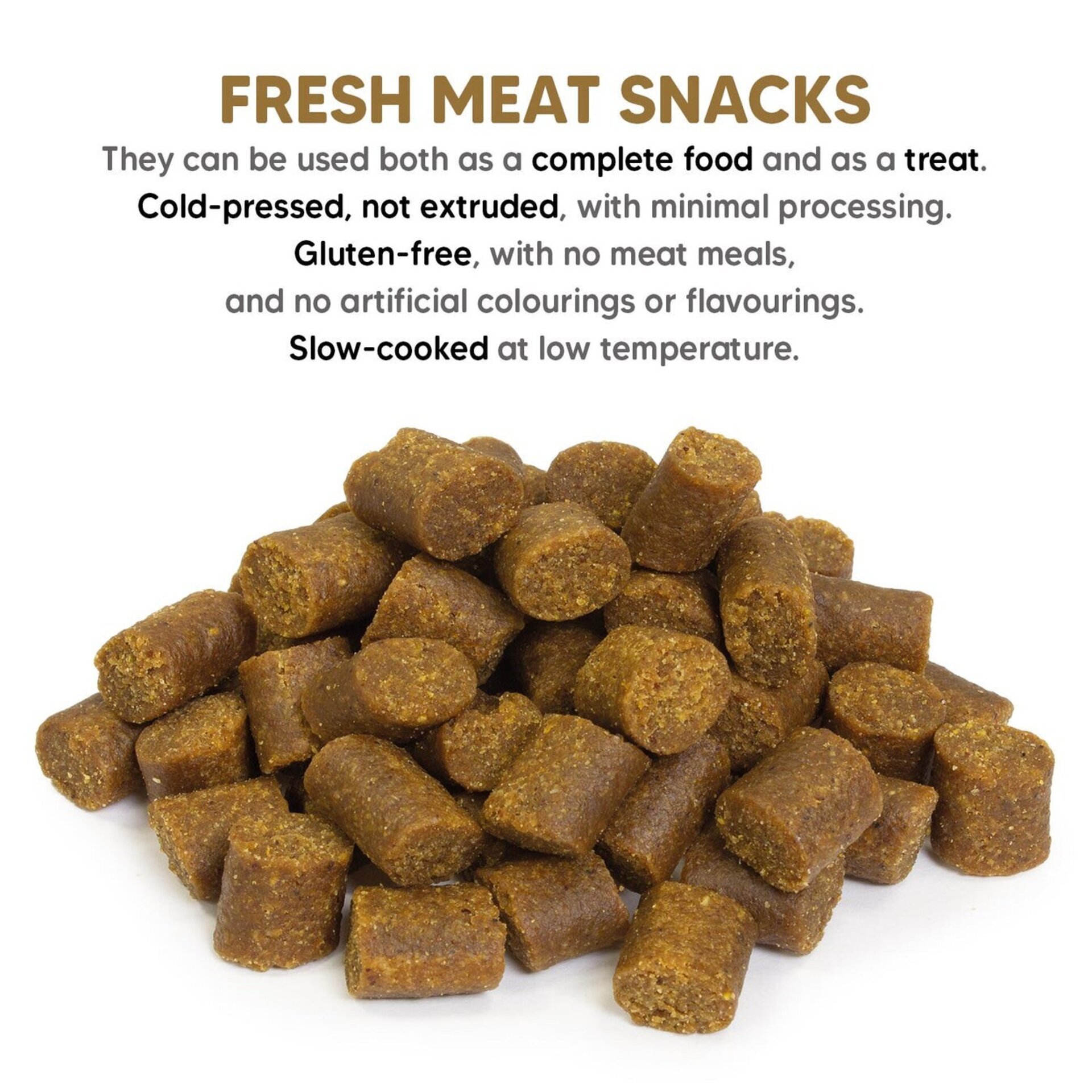 Snacks semihúmedos de pollo de granja - Fresh Meat Snacks - 4