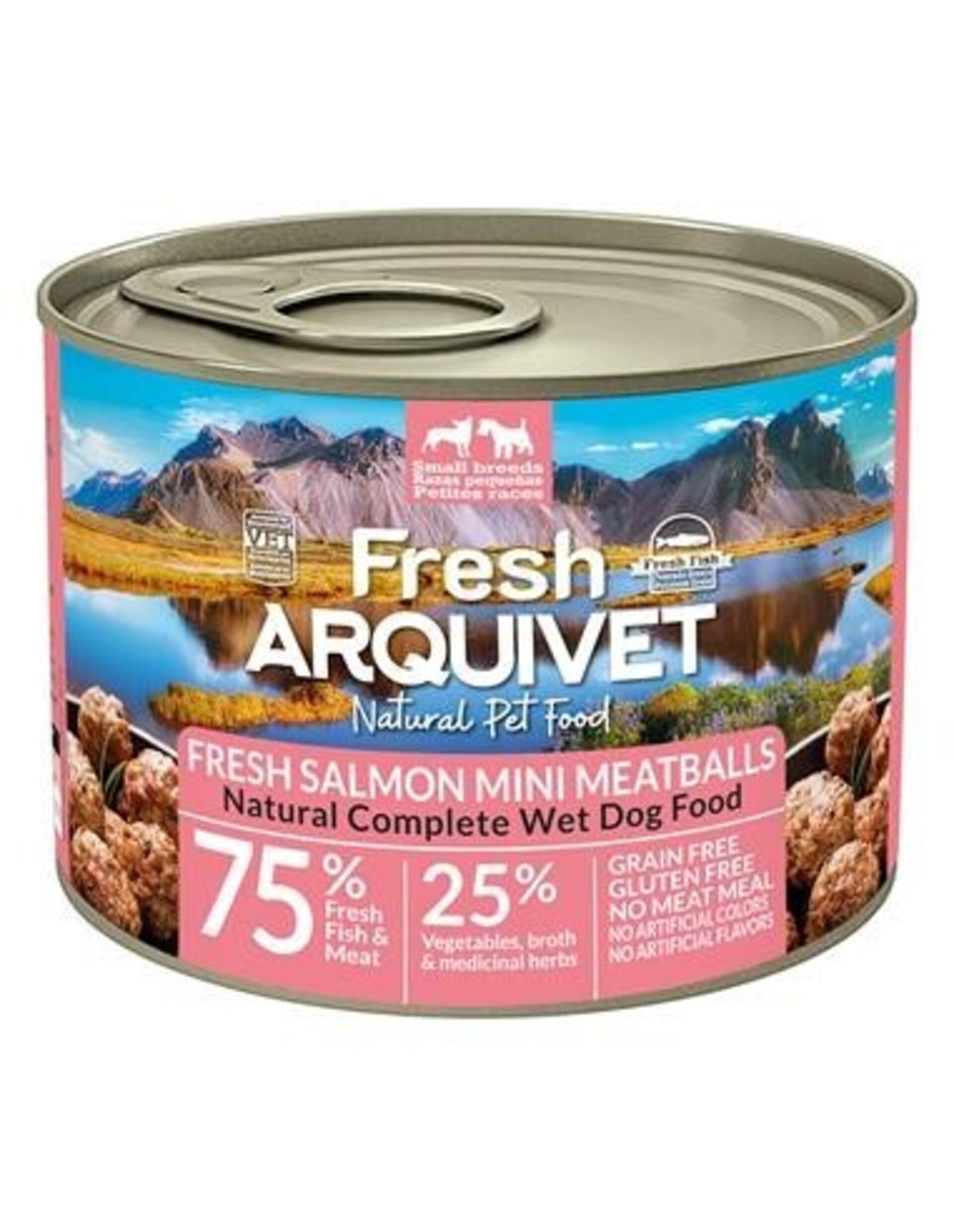 Fresh Mini Albóndigas con salmón, zanahoria y guisantes 200gr - 1