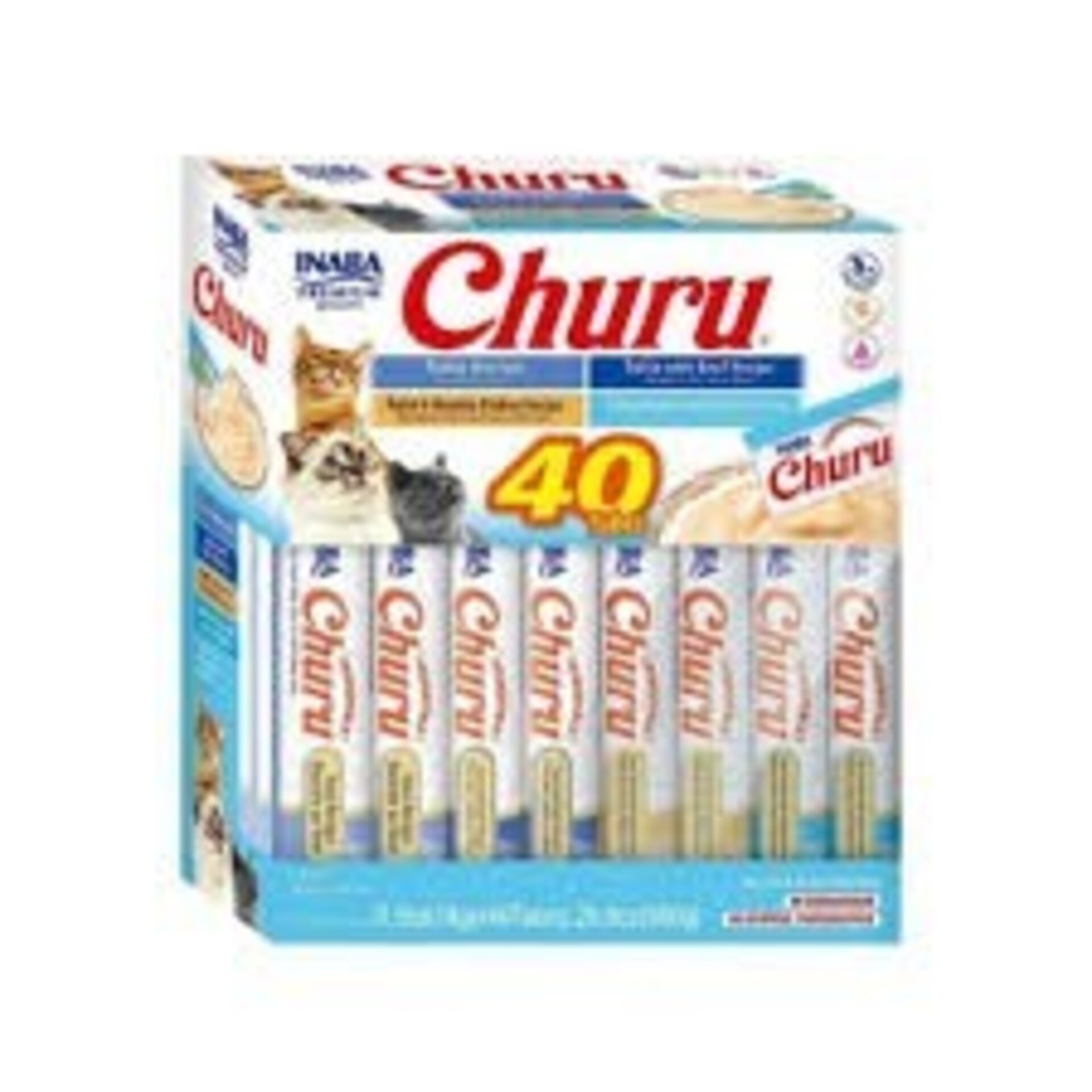 Churu Ciao Pack 40 Tubos de Atún & Marisco para Gatos - 1