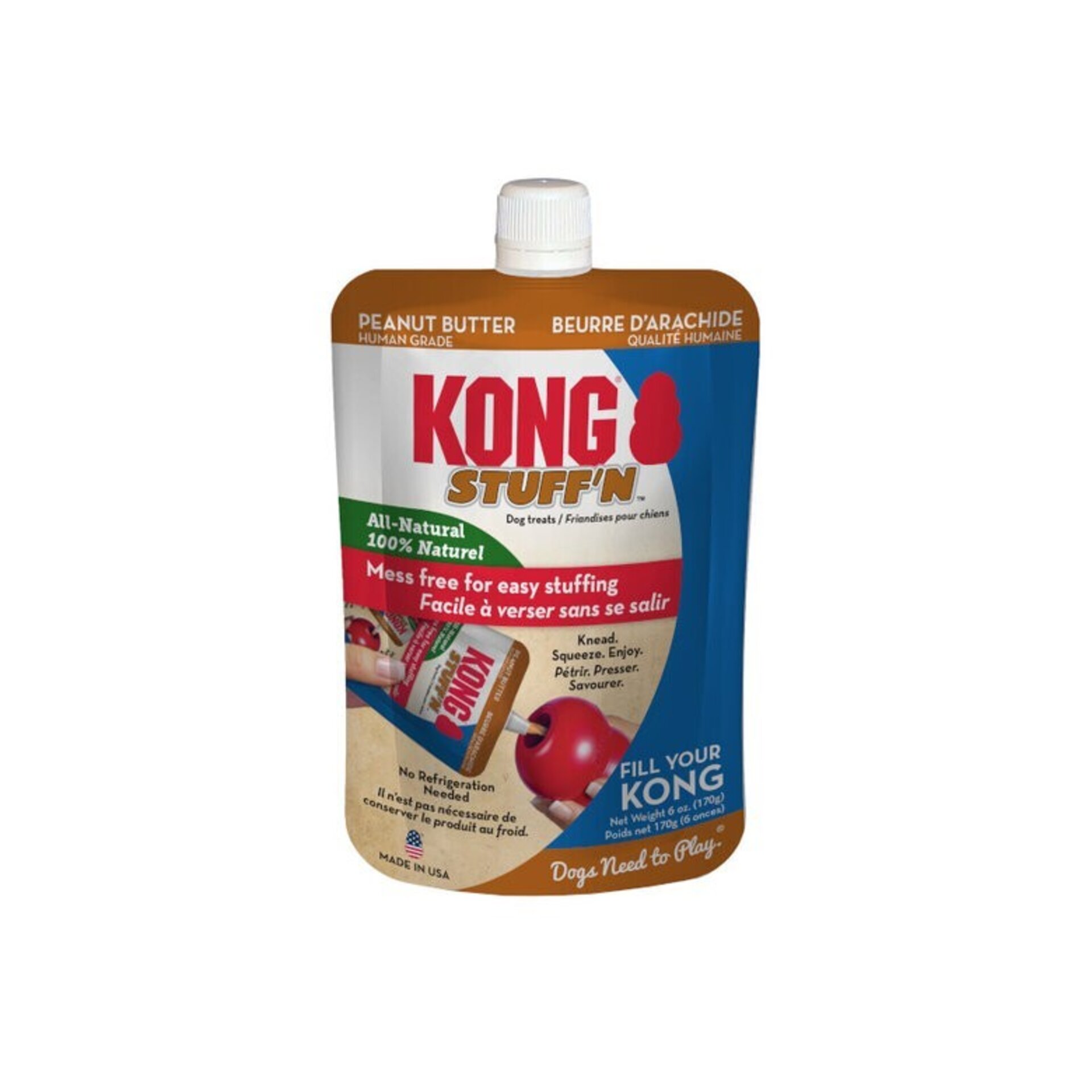 KONG Stuff'N Mantequilla de Maní para perros - 1