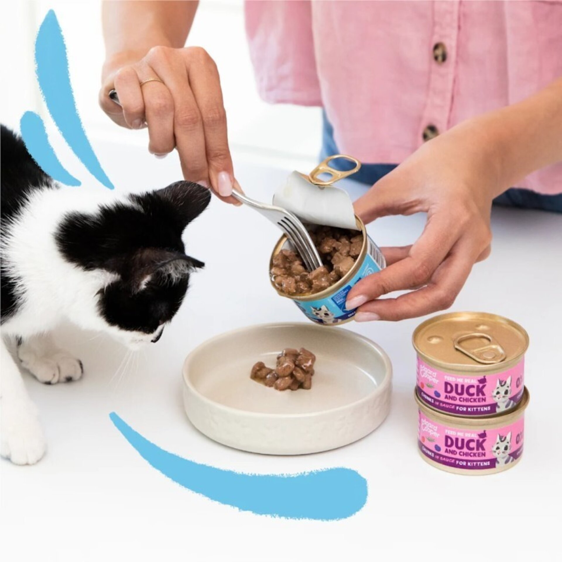 Edgard & Cooper Chunks Bacalao y Pollo para Gatos 85g - 3