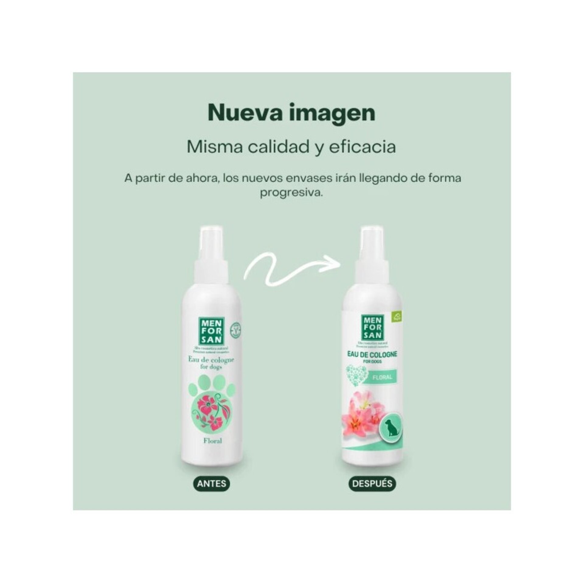 Agua de colonia para perros Floral 125ml - 2