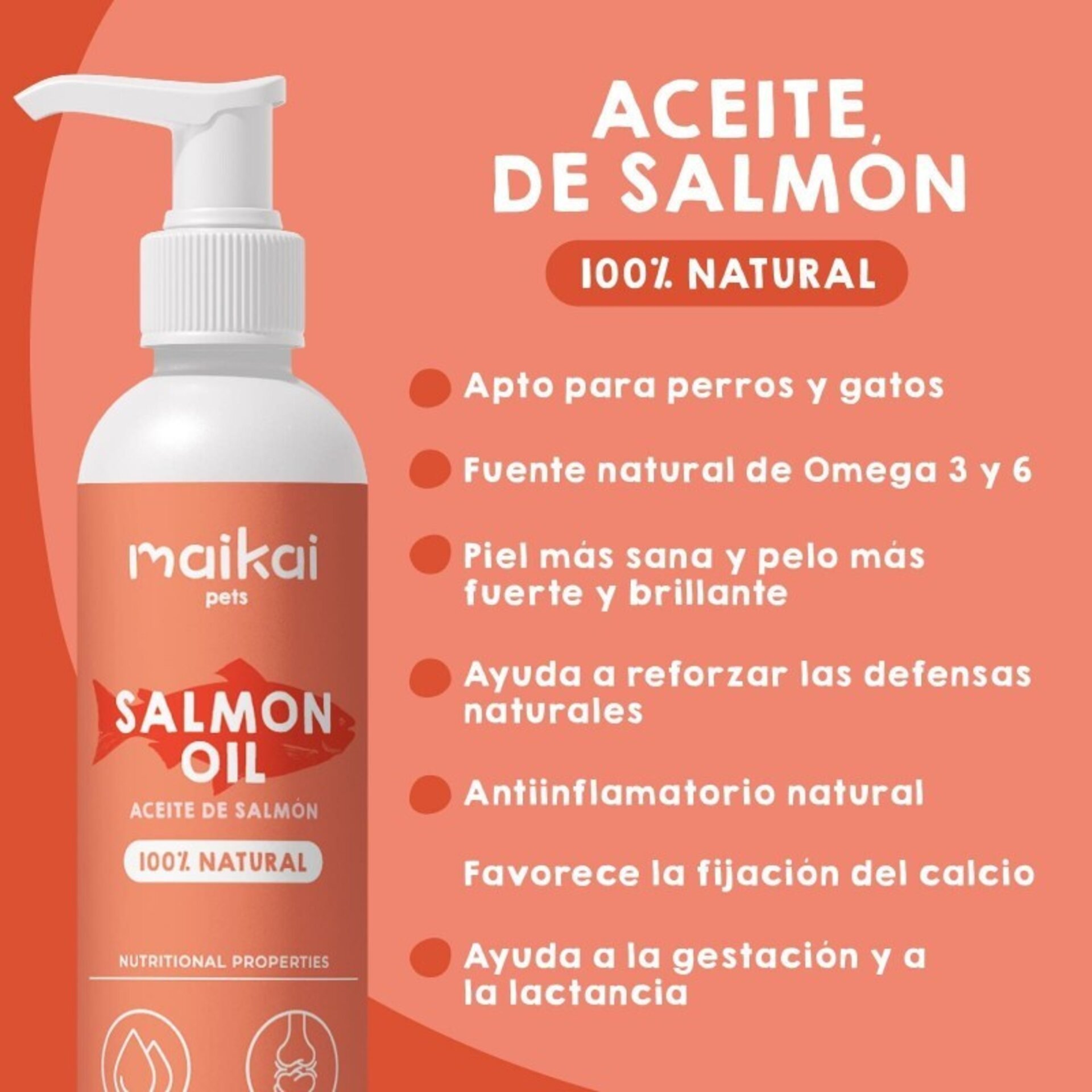 Aceite de Salmón – Perros y gato - 2