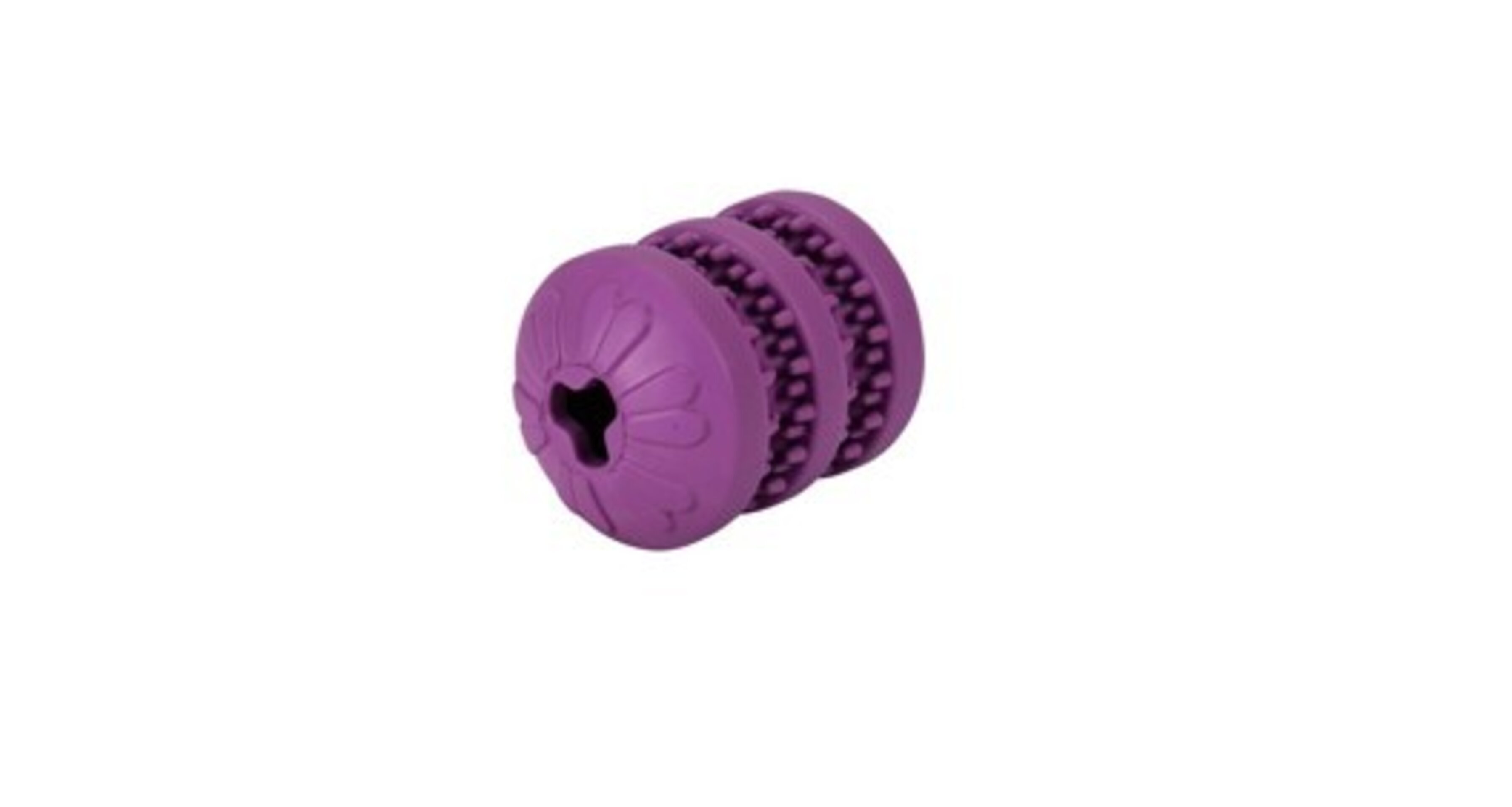 Juguete Goma Snack Roller VIOLETA 8 x 6 x 6cm - 3