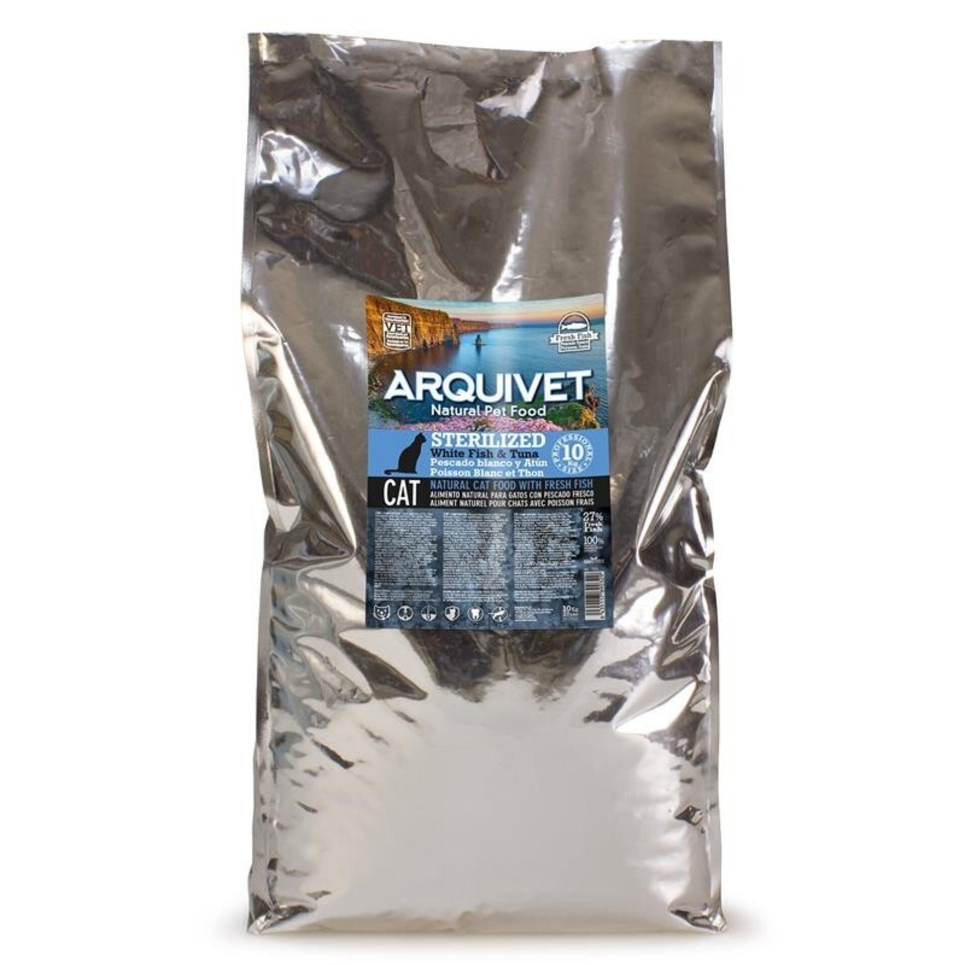 Arquivet Sterilized / Pescado blanco y atún (Alimento completo) - 3