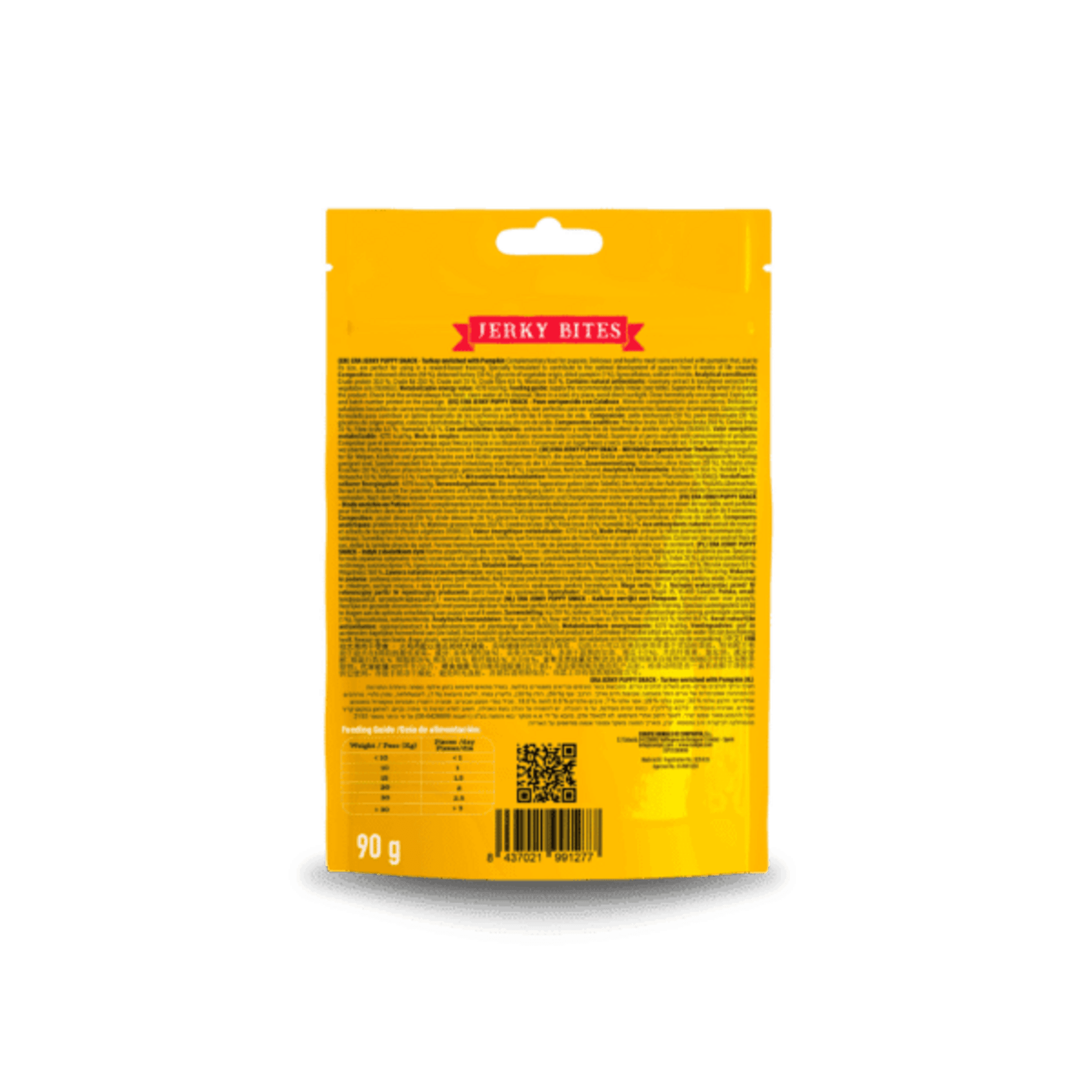 Snack ERA Jerky Puppy de Pavo enriquecido con Calabaza para Cachorro - 2