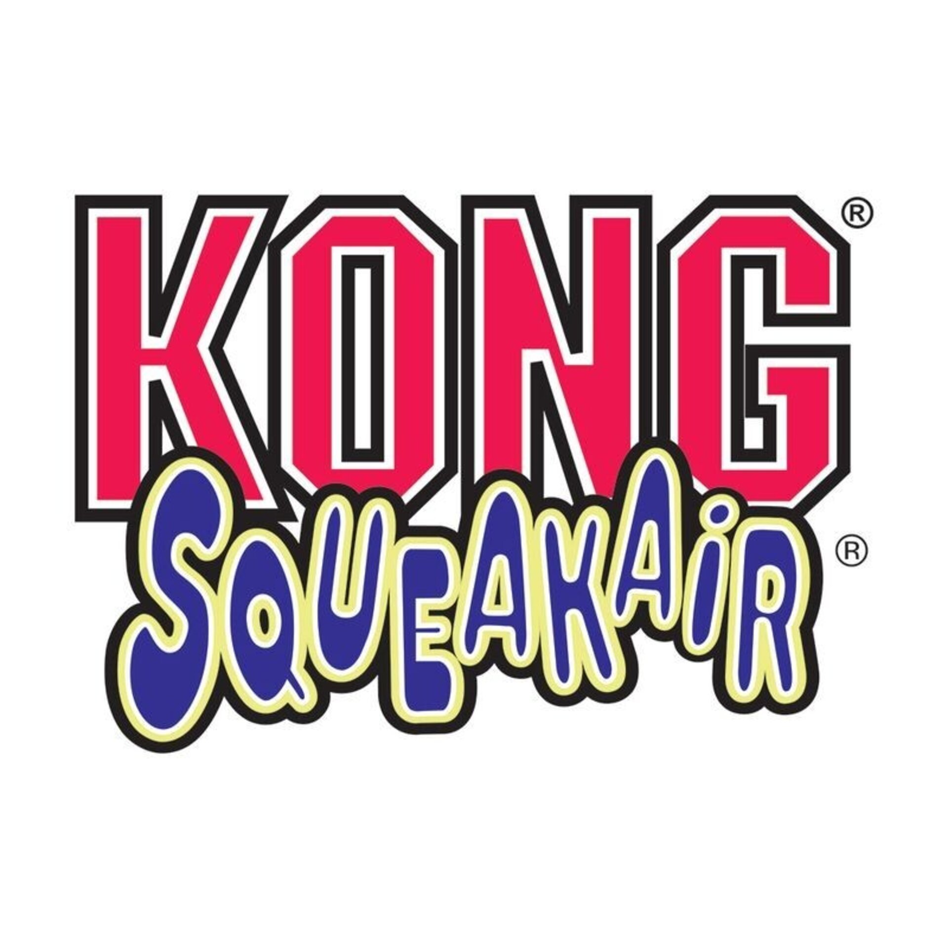 KONG SqueakAir pelota con cuerda para perros - 2